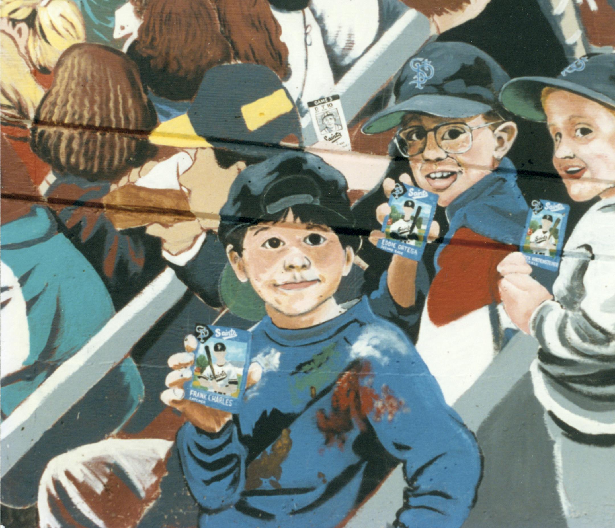 Mural at Midway Stadium by Andy Nelson.