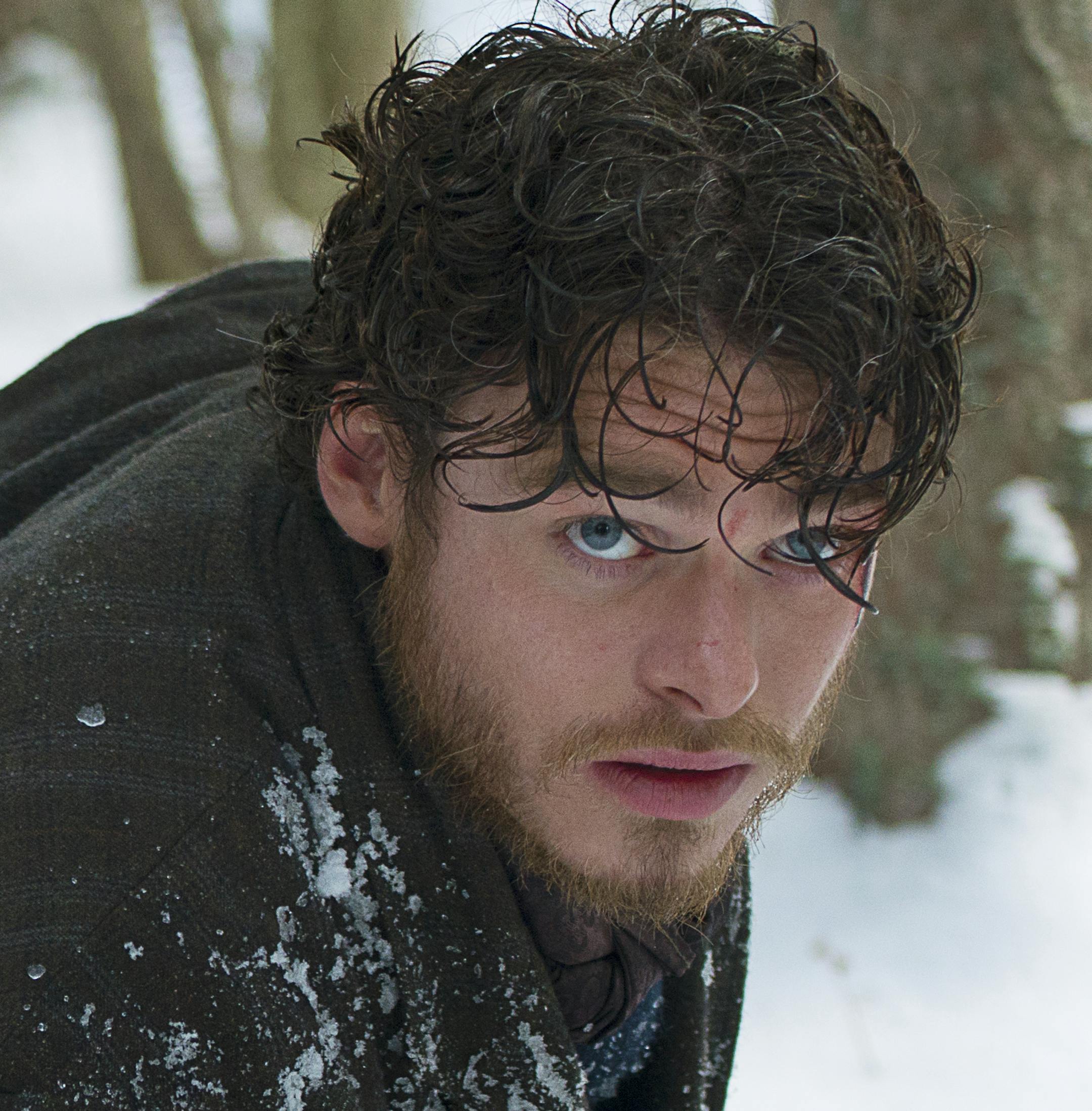 Bill Haskell (Richard Madden) in the harsh conditions of the Klondike. Discovery Channel/Dan Power