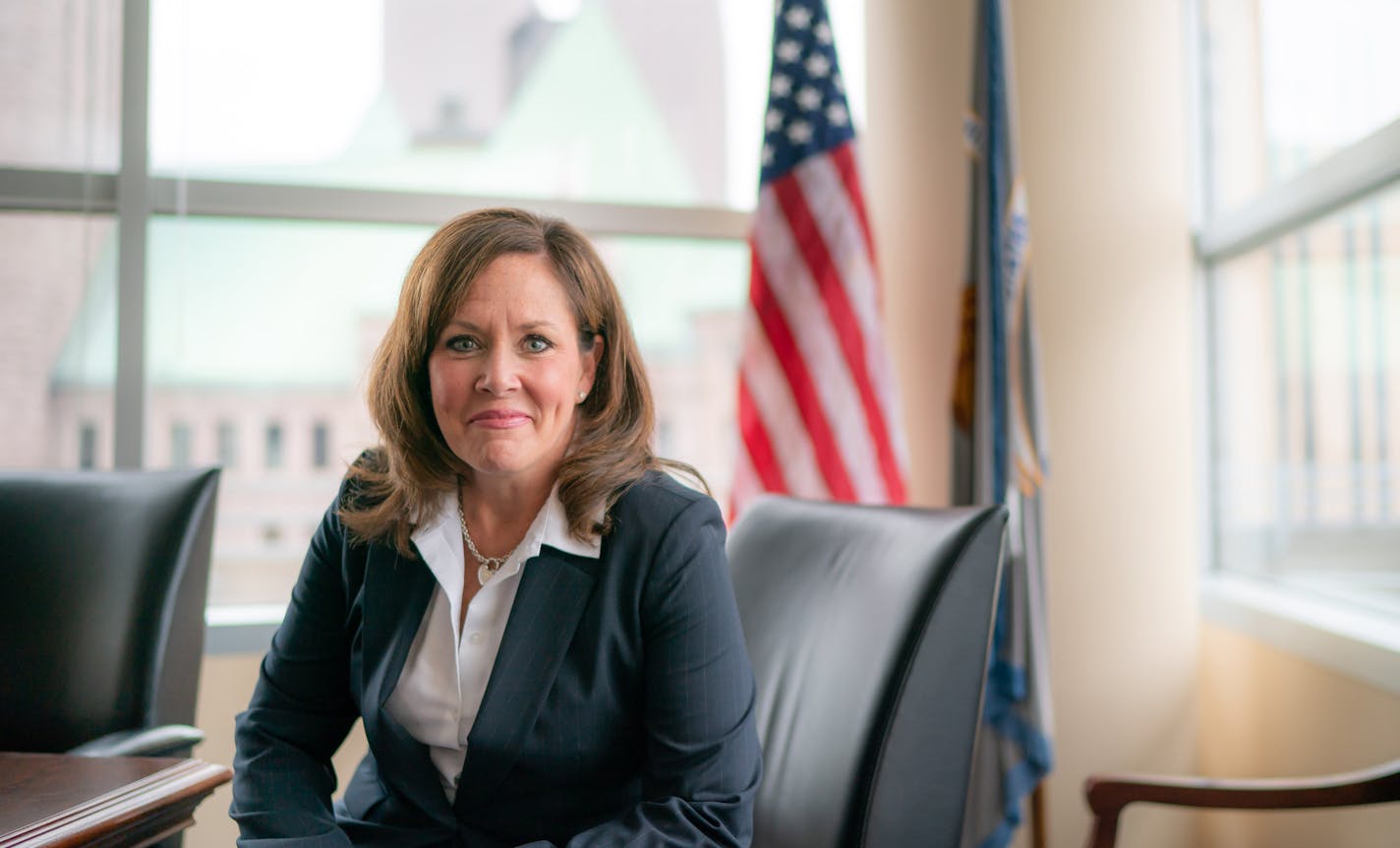 File photo of U.S. Attorney Erica MacDonald, who on Wednesday announced the formation of a multiagency task force to combat a surge in gun violence in Minnesota. ] GLEN STUBBE • glen.stubbe@startribune.com