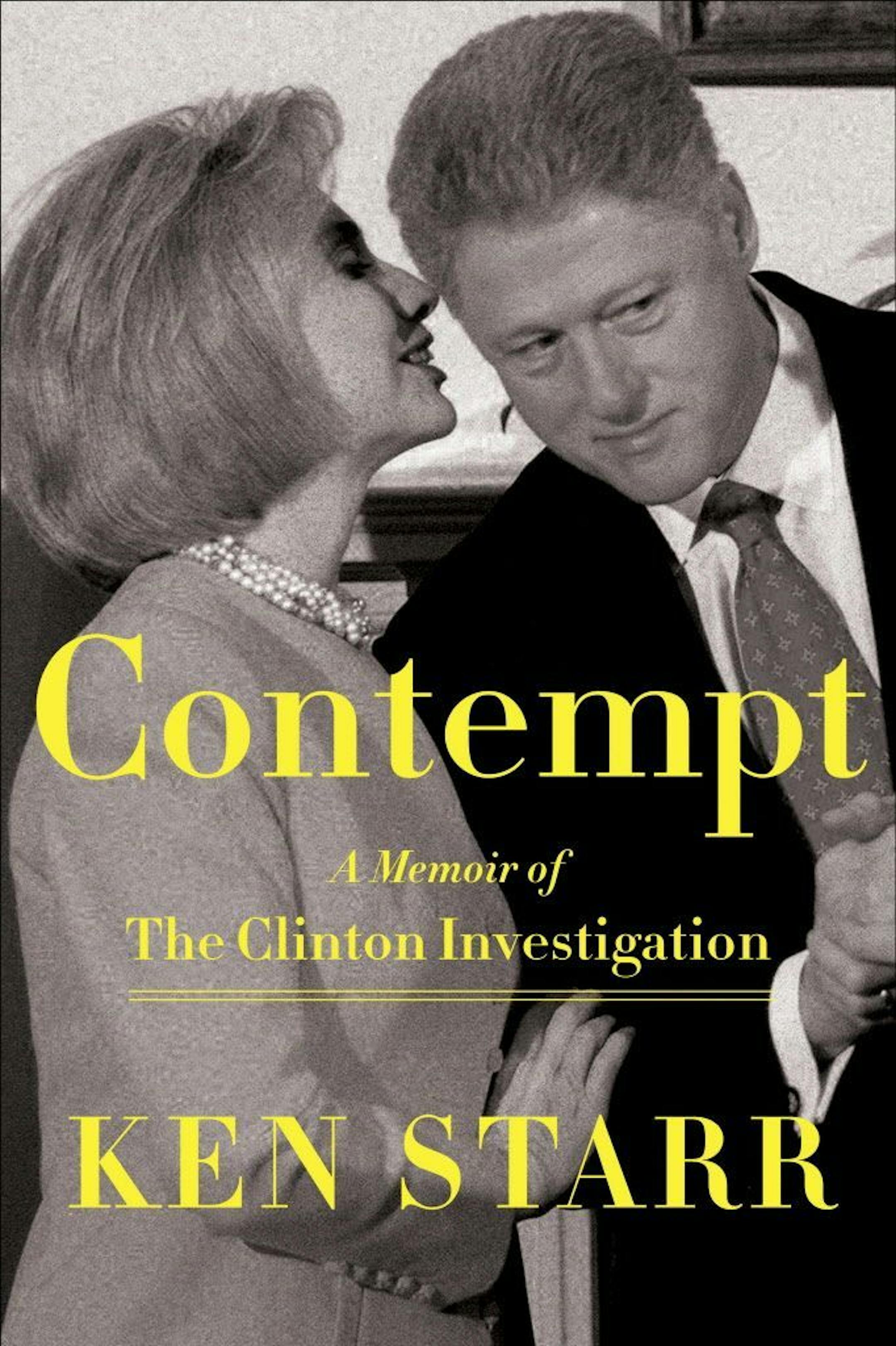 This cover image released by Sentinel shows "Contempt: A Memoir of the Clinton Investigation," by Ken Starr, available on Sept. 11.
