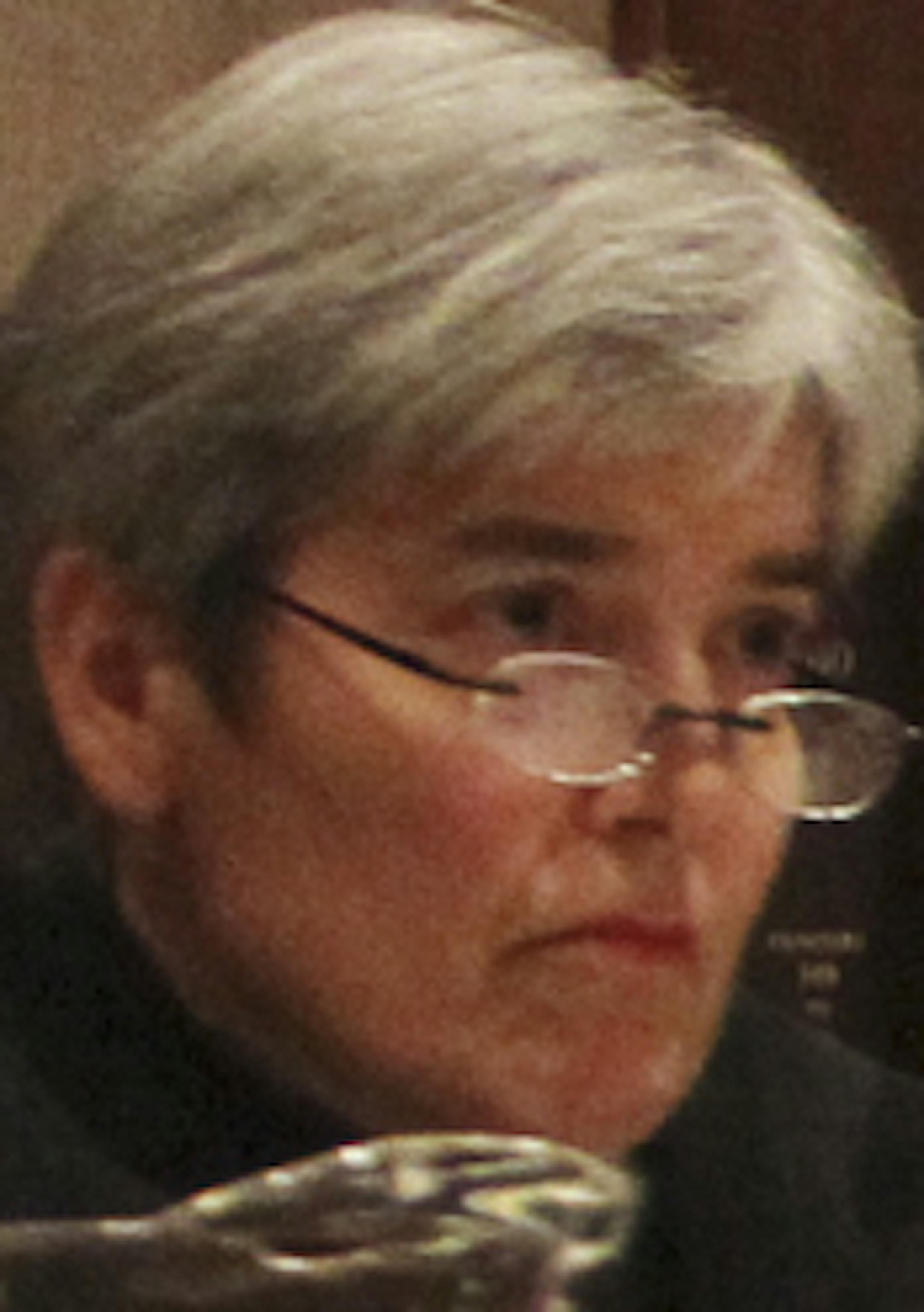 Minnesota Appellate Court judges Margaret Chutich, left to right, Kevin Ross and Michael Kirk listen to the opening remarks by Amy Senser's attorney Eric Nelson during the Court of Appeals arguments Wednesday, May 1, 2013, at the Minnesota Judicial Center in St. Paul, MN. Amy Senser's Court of Appeals arguments come before a panel of three judges nearly a year to the day from Senser's guilty verdict in a hit-and-run death of death of Anousone Phanthavong. ](DAVID JOLES/STARTRIBUNE djoles@startri