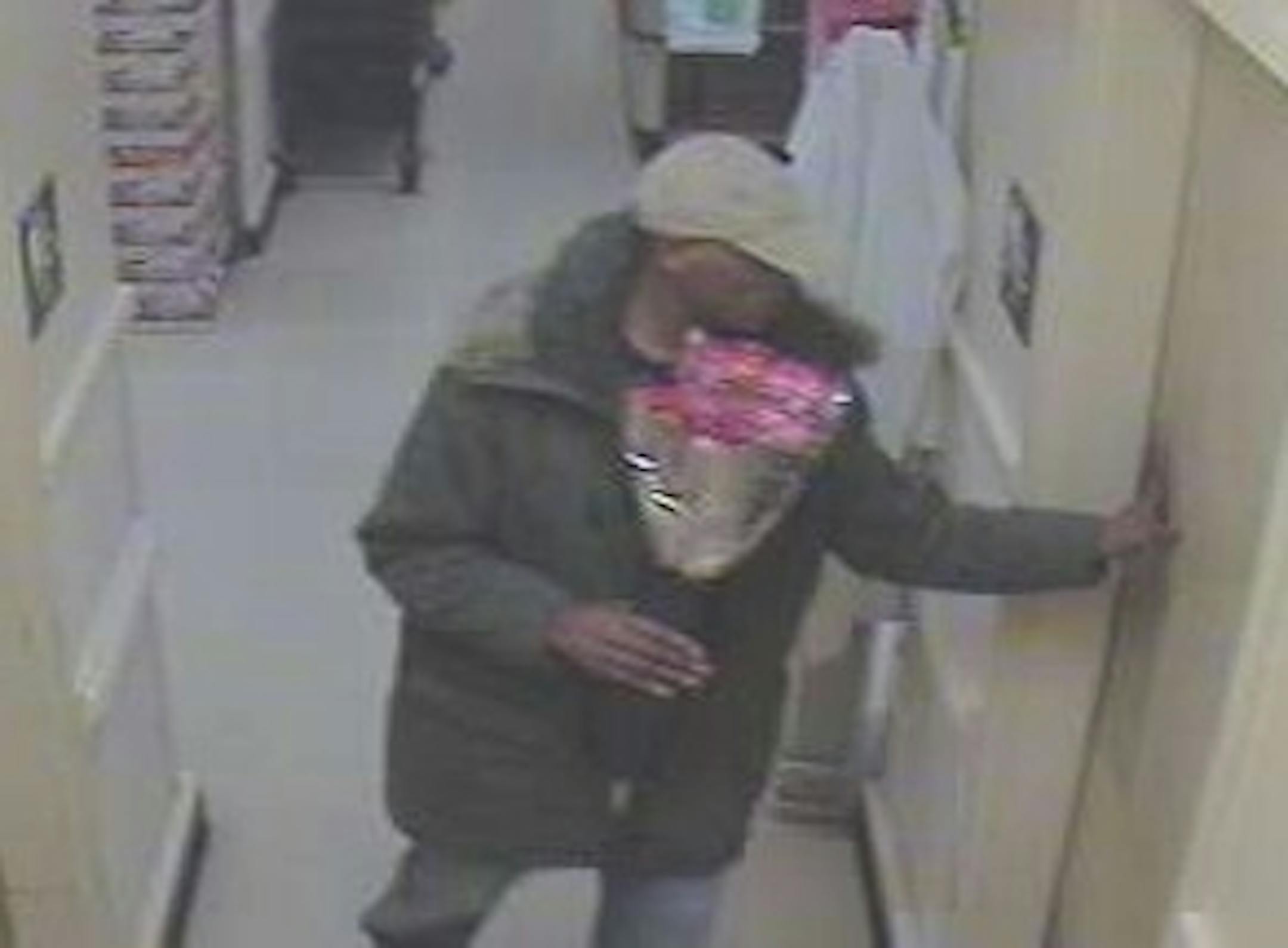 Suspect in robbery at TCF Bank in the 1600 block of New Brighton Boulevard in Minneapolis in early January.