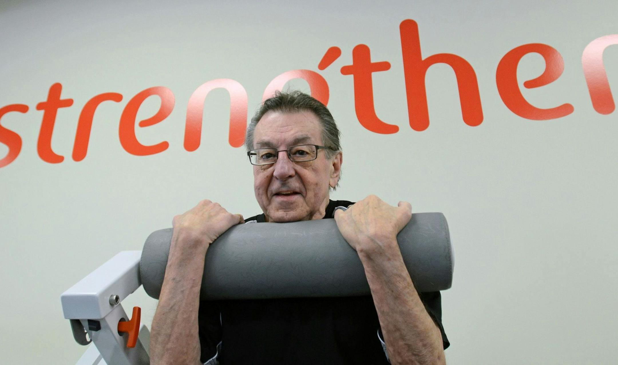 New Welcyon member Bill Koster of Edina worked out at the "Fitness After 50" club. Koster is 73 years old. ] Joey McLeister,Special to the Star Tribune,Edina,MN January14,2014