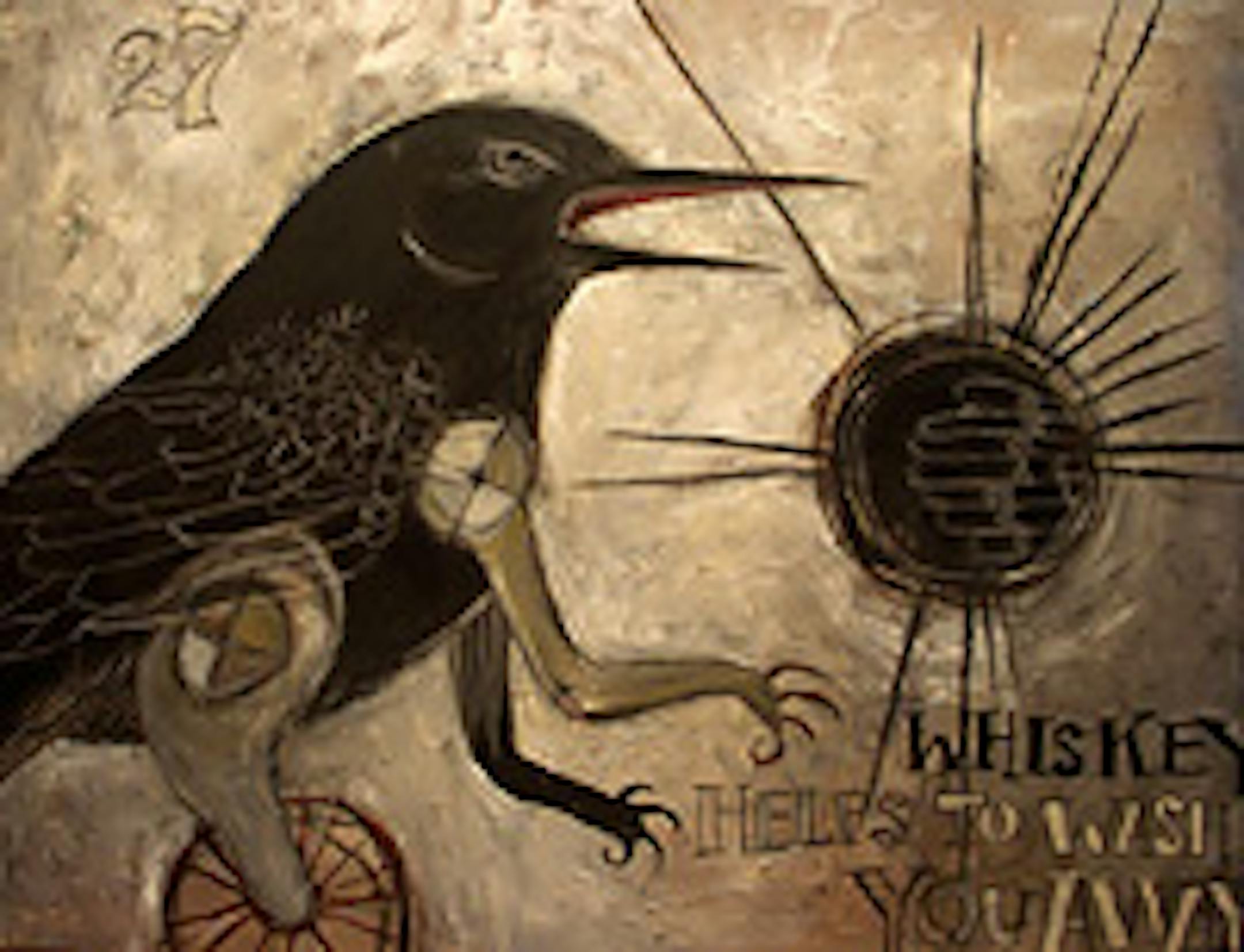 "Whiskey" by artist DC Ice, who is featured in an opening reception at the AZ Gallery as part of Lowertown First Fridays in St. Paul.