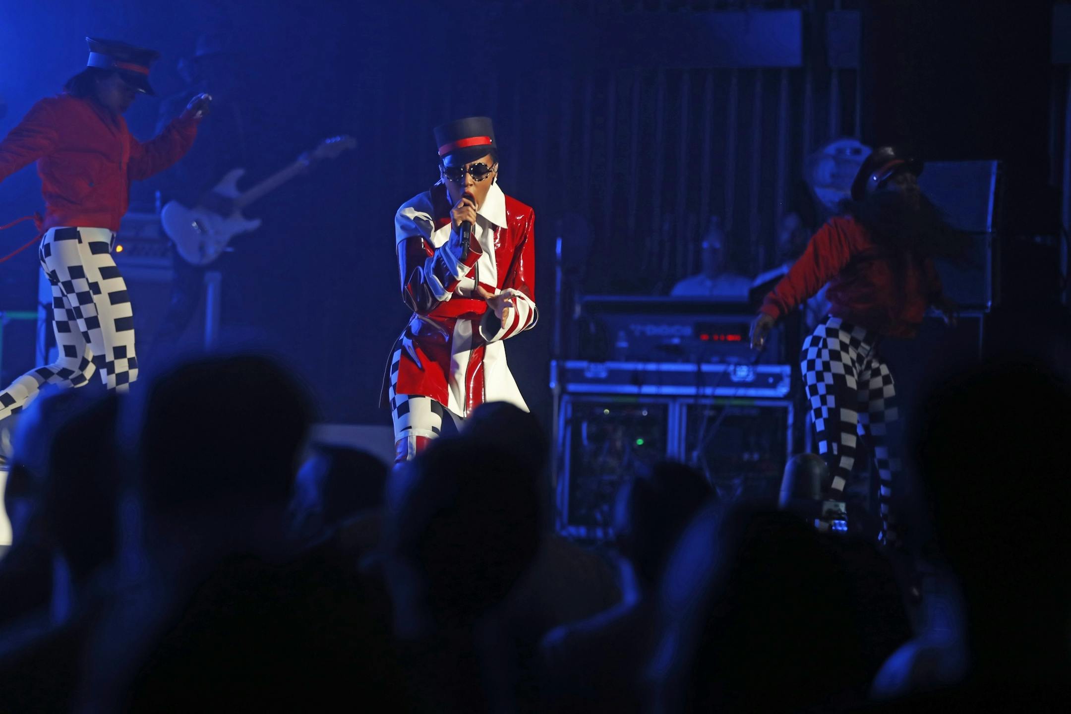 Janelle Monae took to the stage and performed in front of a sellout crowd.
