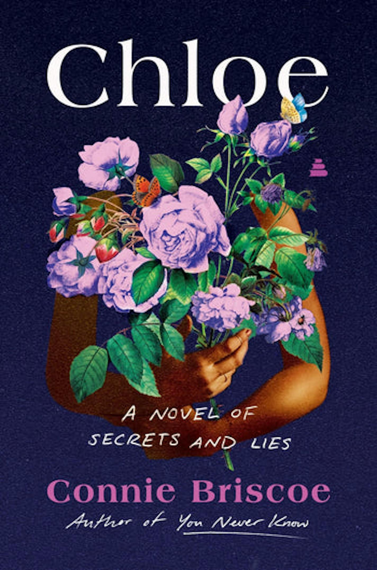 cover of Chloe is an illustration of the torso of a person holding a bouquet of flowers