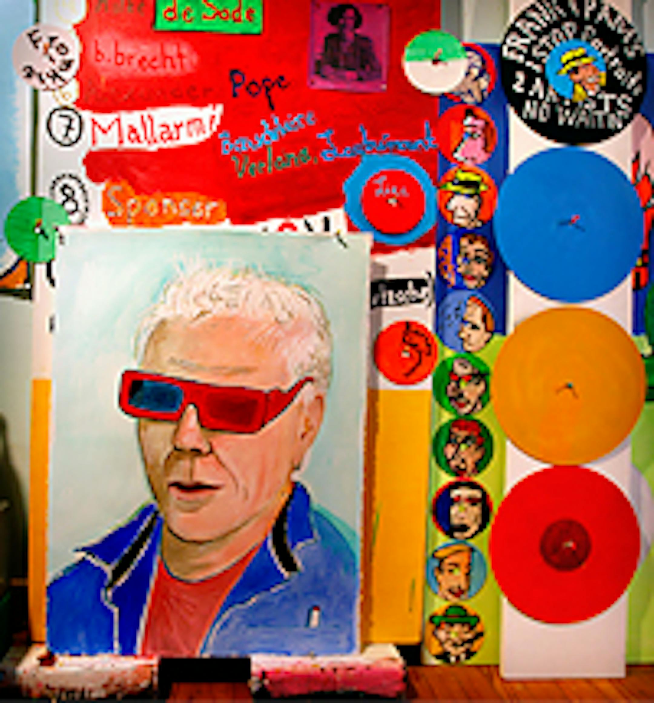 Pam Gaard's portrait of her husband Frank Gaard