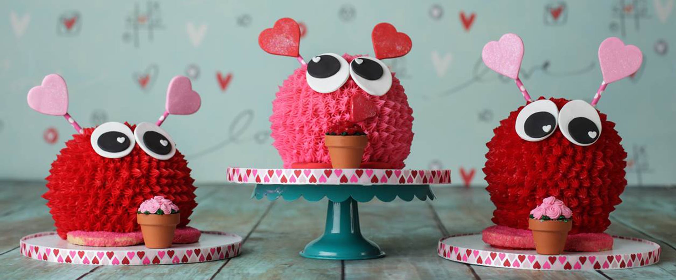 Love bug cakes from Nadia Cakes classes. Provided photo