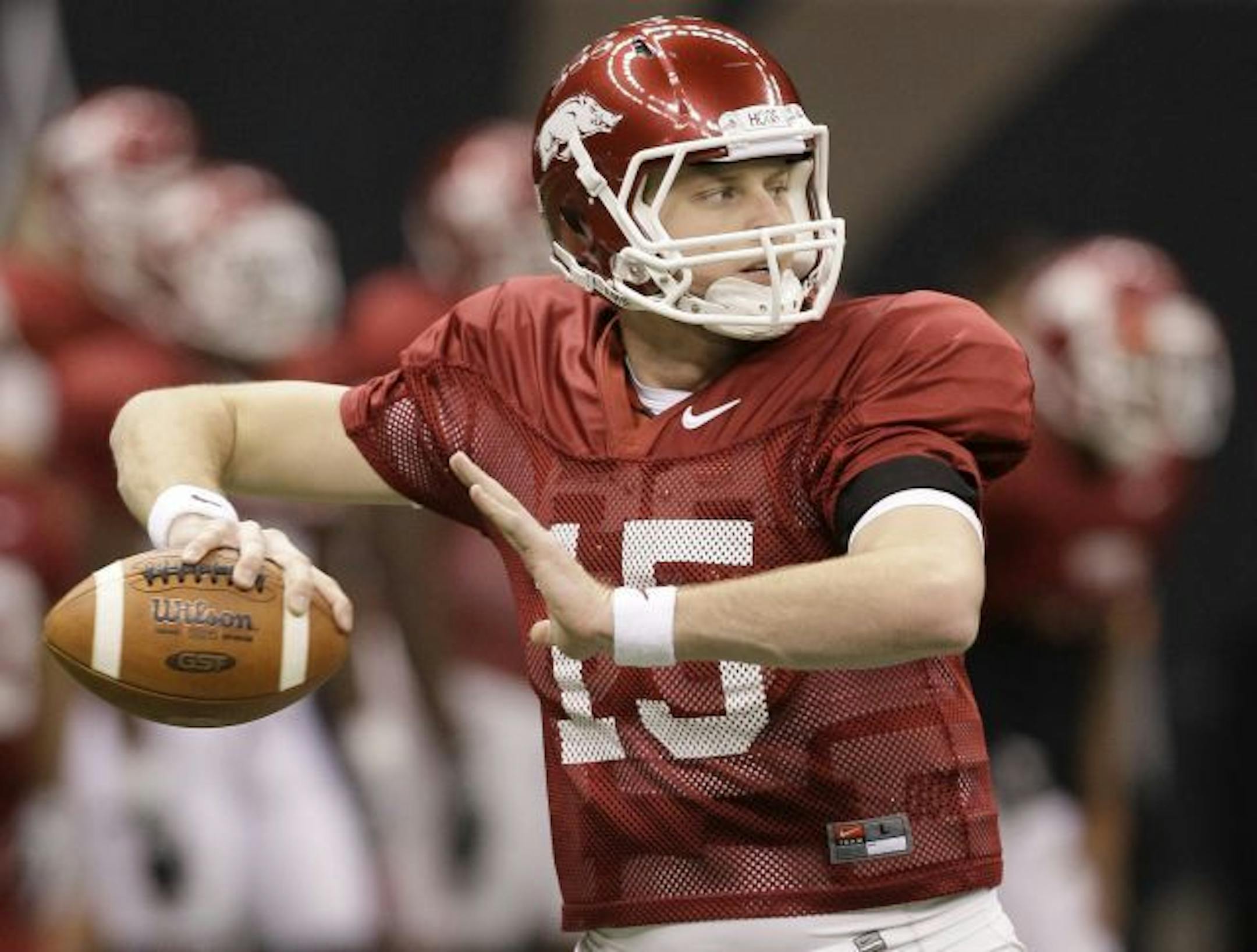 Arkansas quarterback Ryan Mallett