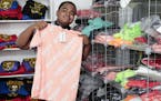 Thirteen year-old Trey Brown, whose fashion line, Spergo, has landed a billboard in Times Square, was photographed in his Landsdowne home on Aug. 21, 