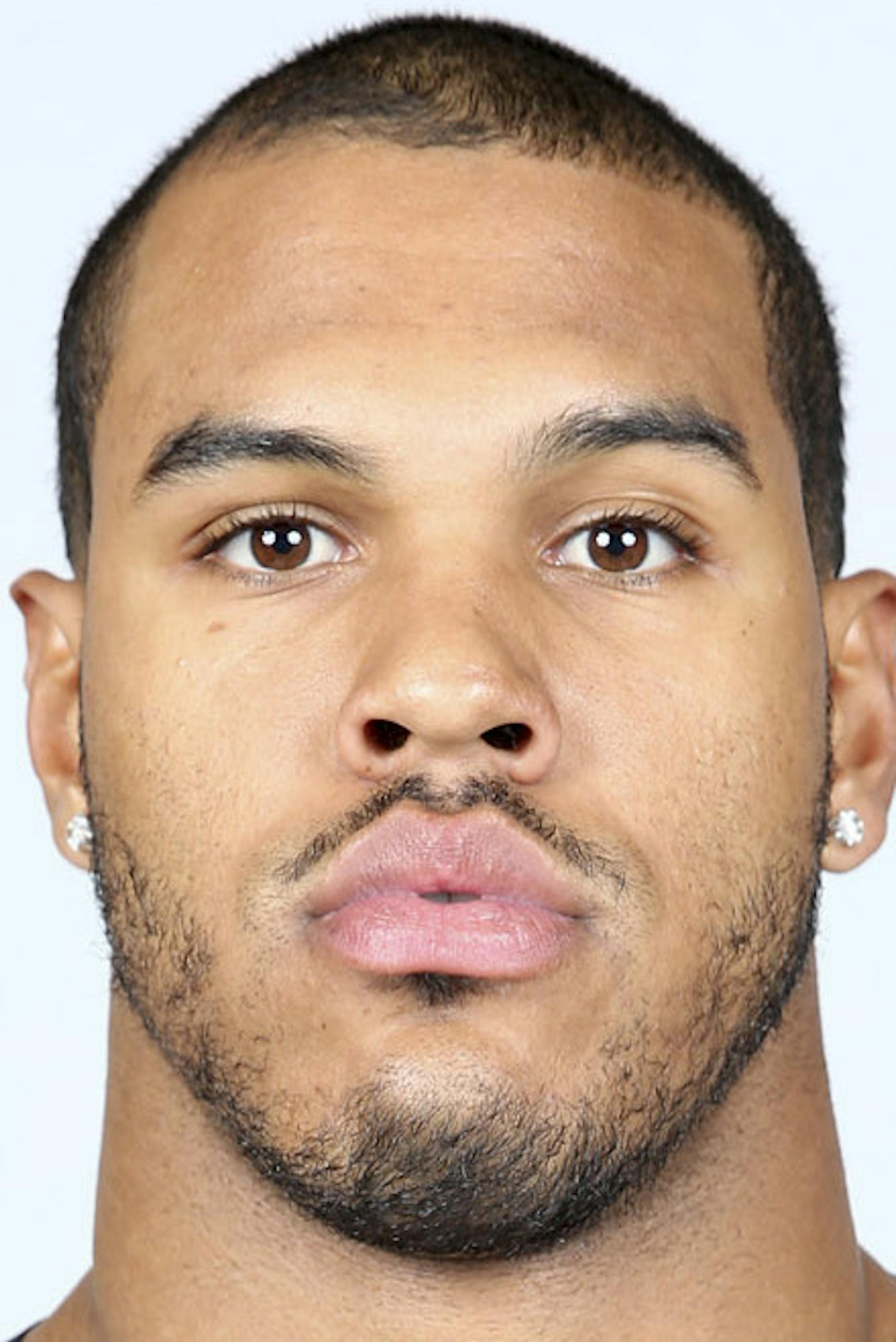 ADVANCE FOR WEEKEND EDITIONS, MAY 3-4 - FILE - In these photos provided by the NFL, taken at the NFL Combine in Indianapolis in April 2014, NFL Draft prospects are shown. Top row from left are: Davonte Adams, Fresno State; Anthony Barr, UCLA; Odell Beckham, LSU, Kelvin Benjamin, Florida State; Blake Bortles, Central Florida and Teddy Bridgewater, Louisville. Bottom from left are: Derek Carr, Fresno State; Ha Ha Clinton-Dix, Alabama; Jadeveon Clowney, South Carolina; Brandin Cooks, Oregon State;