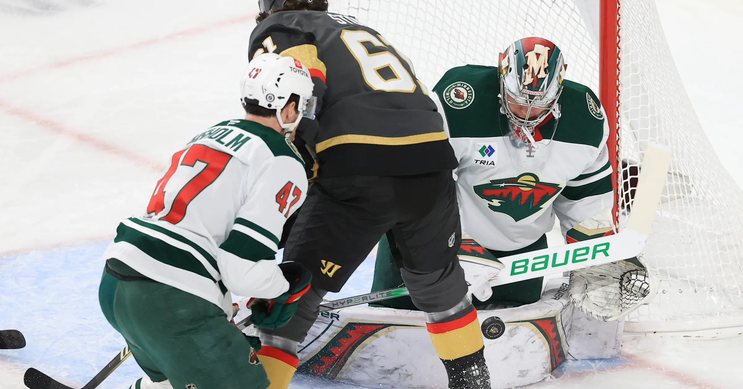 Wild hängt eine Weile mit den Golden Knights mit, bis der ...