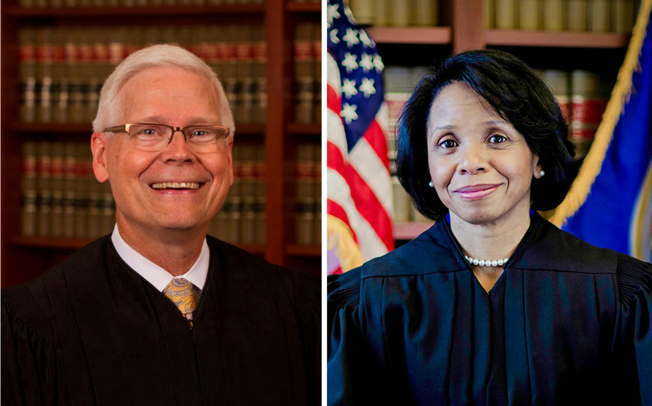 Star Tribune file photos David L. Lillehaug; Minnesota Supreme Court associate justice and Wilhelmina (Mimi) Wright; Minnesota Supreme Court associate justice. ORG XMIT: MIN2014101509583367