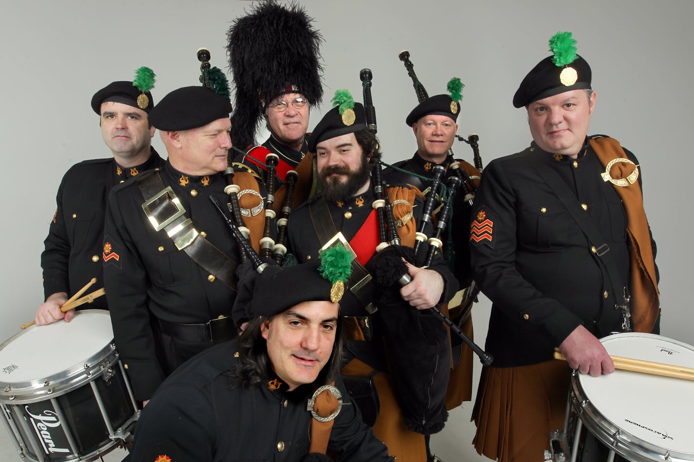 The Brian Borus Irish Pipe Band.