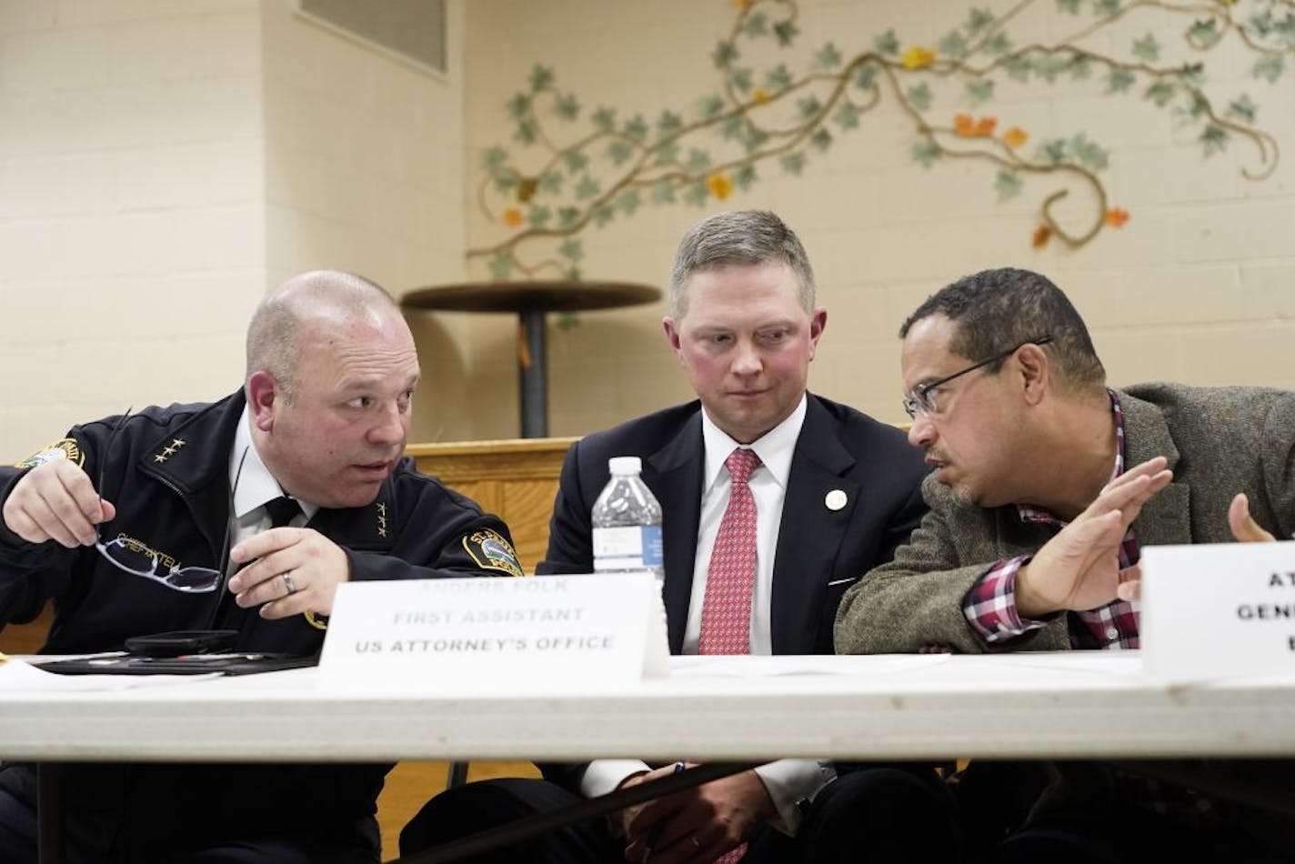 St. Paul Police Chief odd Axtell, U.S. Attorney's Office First Assistant Anders Folk and Attorney General Keith Ellison all spoke for Shot Spotter technology's effectiveness in investigating shootings.