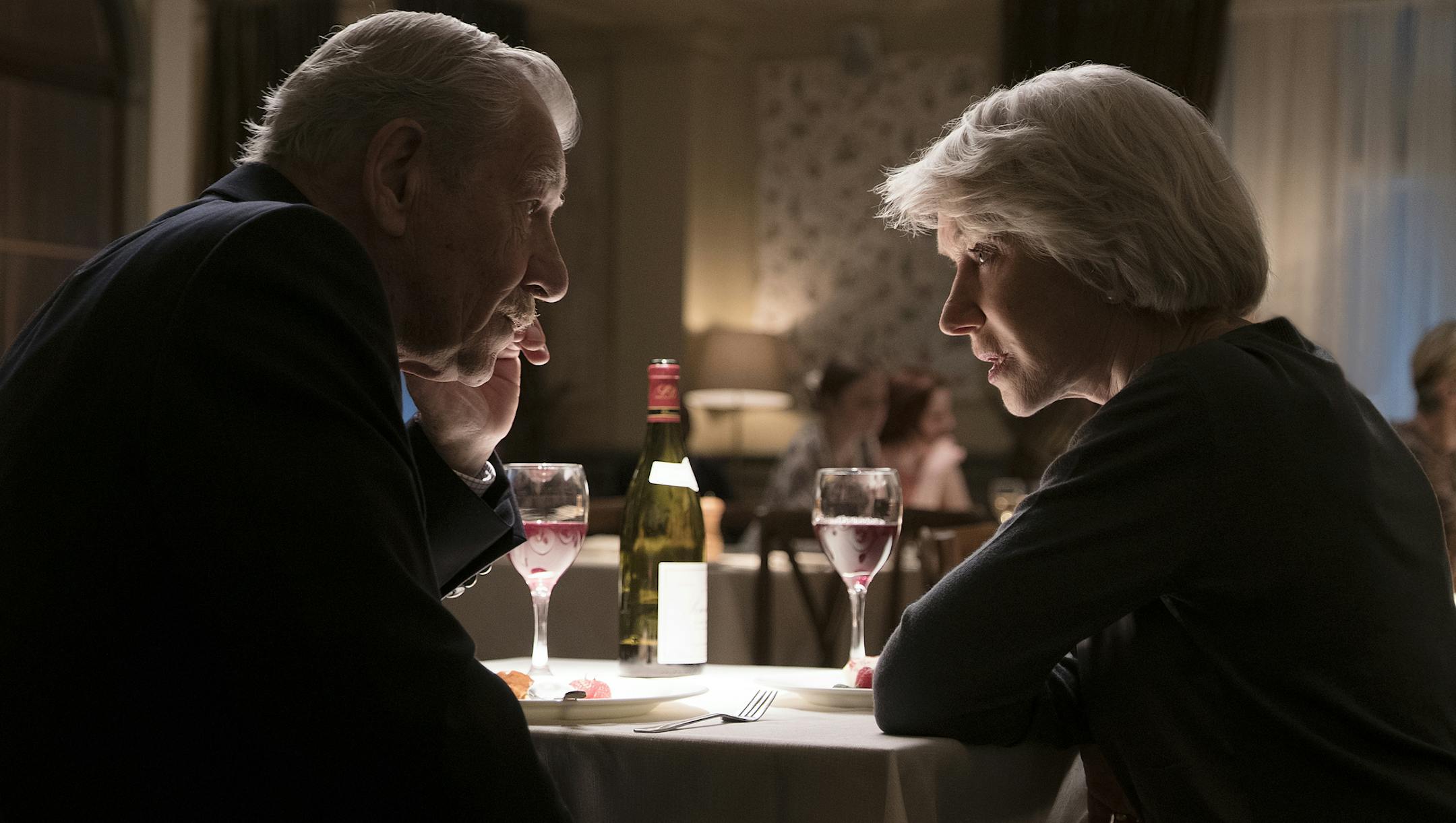 Ian McKellen and Helen Mirren in "The Good Liar."