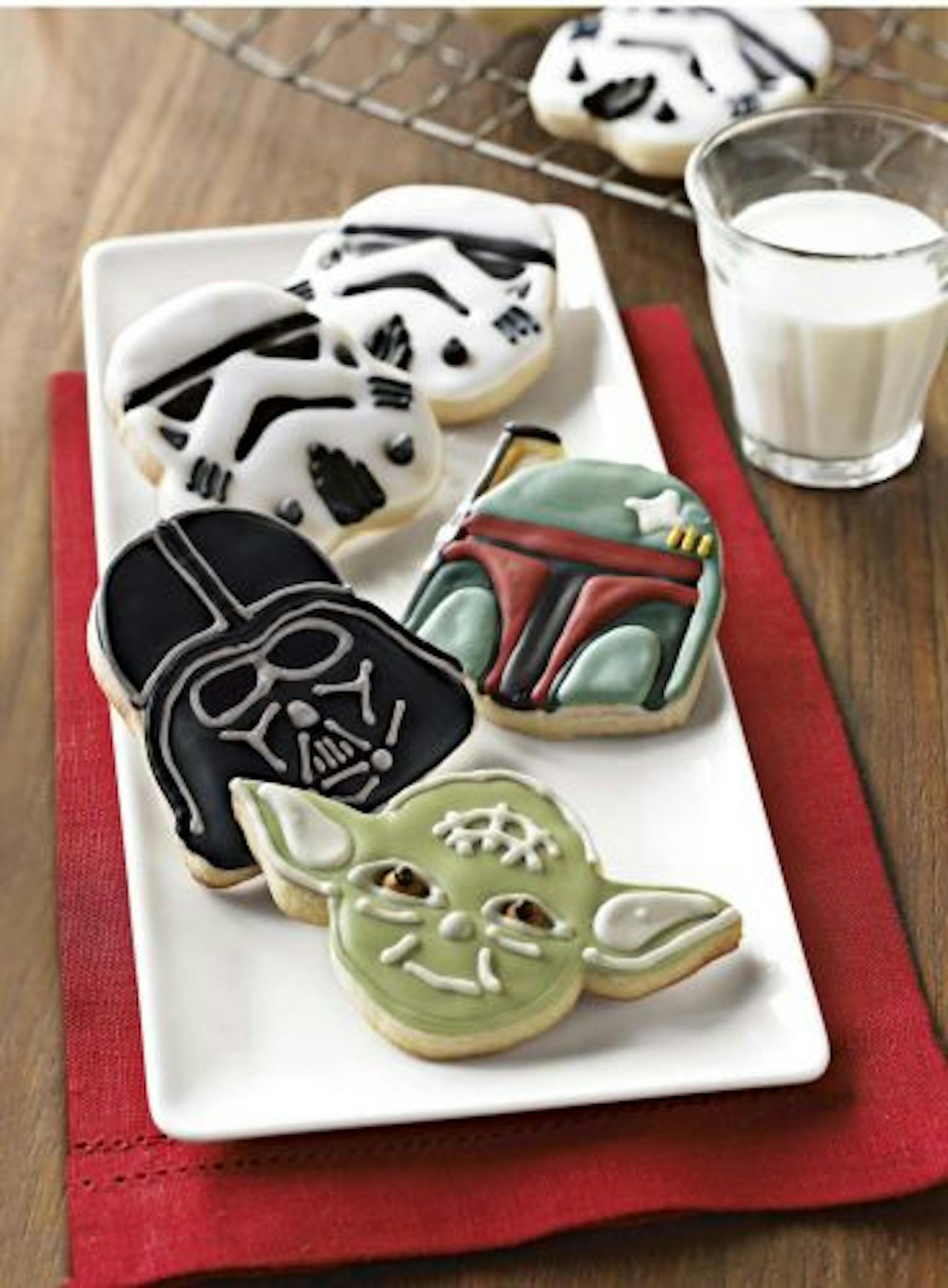 Star Wars cookies are out in force.