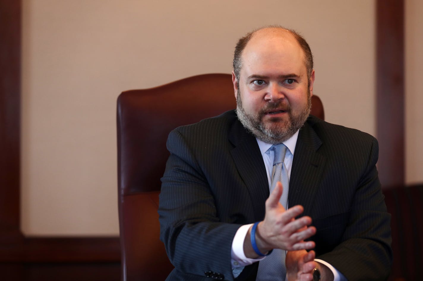 Minnesota Supreme Court Justice David Stras spoke with the Star Tribune after he was confirmed to the Eighth U.S. Circuit Court of Appeals. Stras authored the decision released last month in Telescope Media Group v. Lucero.