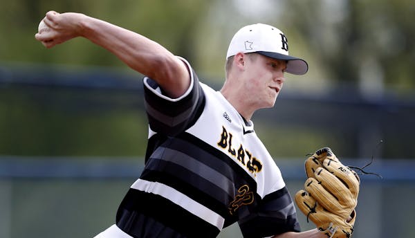 Sam Carlson, a pitcher for Burnsville, is ranked the 15th-best draft prospect by MLB.com. "I've worked really hard to put myself in this position," Ca
