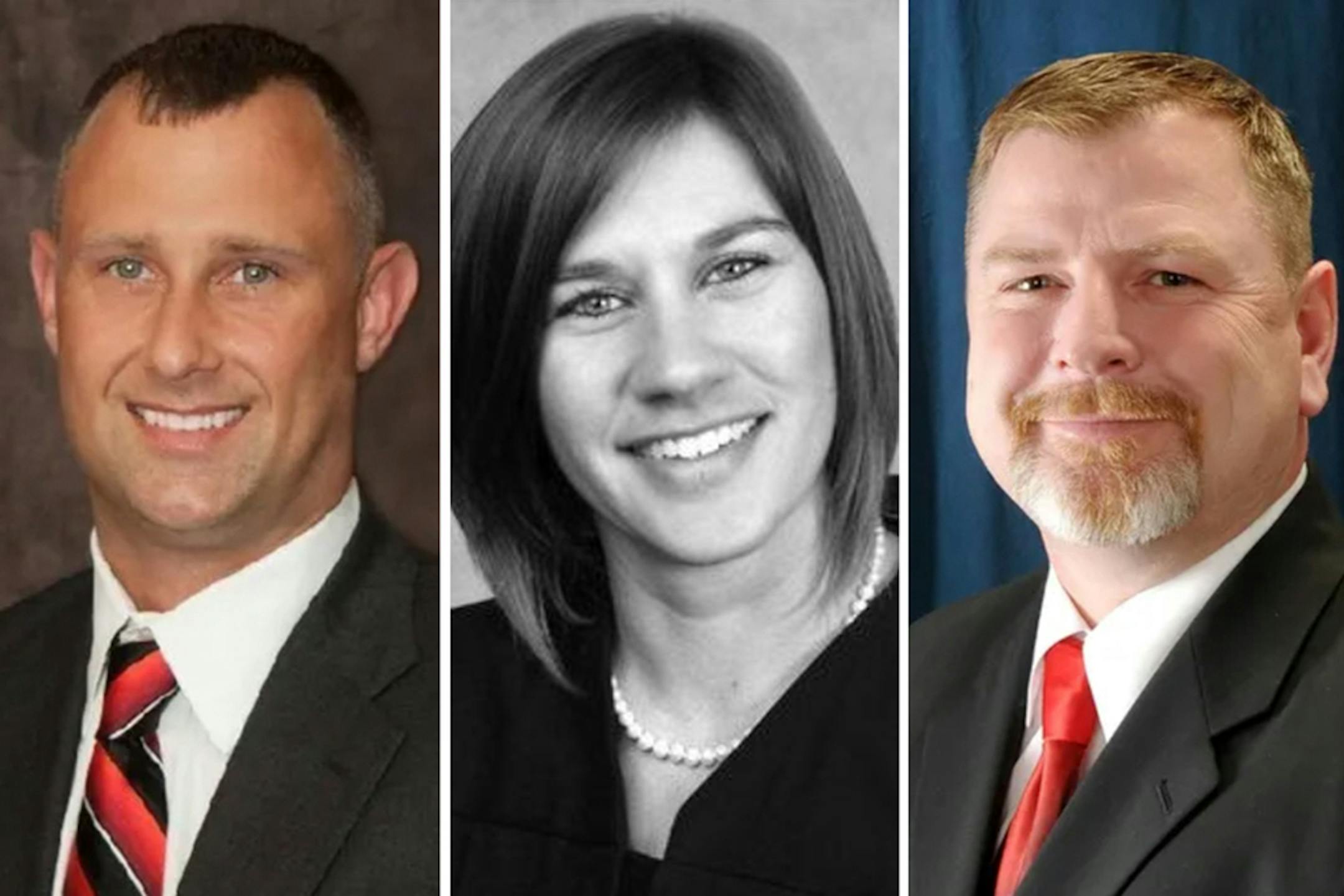 Judges Bradley Jacobs, Sabrina Bell and Andrew Adams.