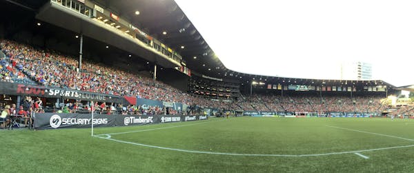 PORTLAND, OREGON-Aug. 3, 2014--The Portland Thorns beat the Houston Dash, 1-0, at Providence Park Sunday in Portland. The announced attendance was 19,