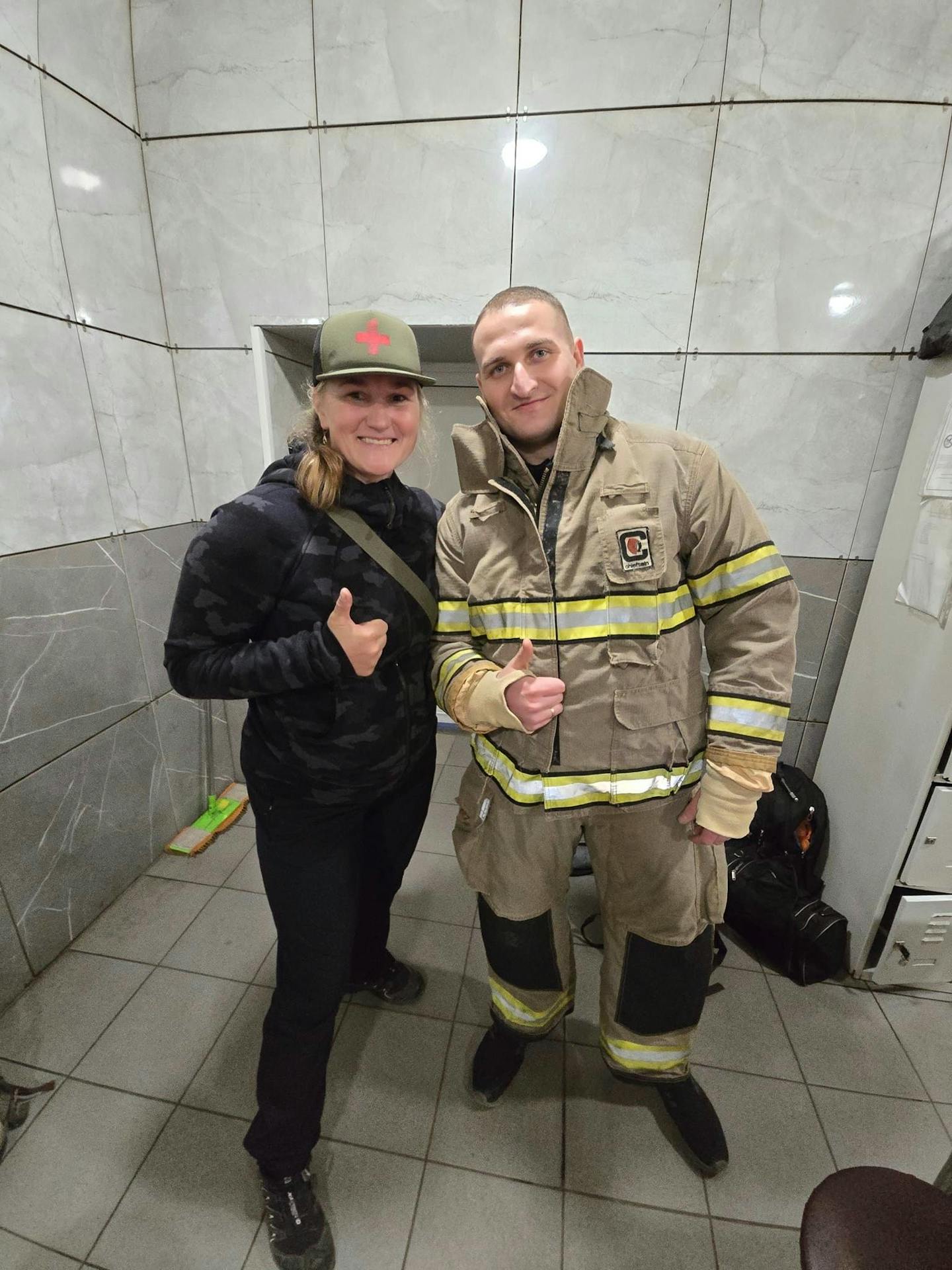 Pictures from in and around a Ukrainian Fire Department where St. Paul Firefighter Svetlana Vold visited to deliver emergency supplies.