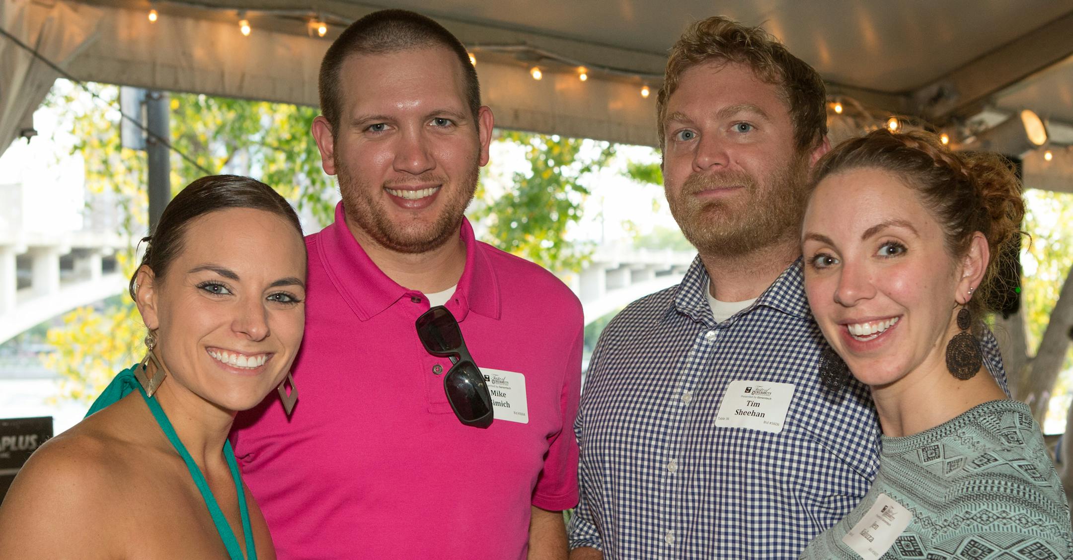 Lydia and Mike Simich, Tim Sheehan and Jen Kaluza.