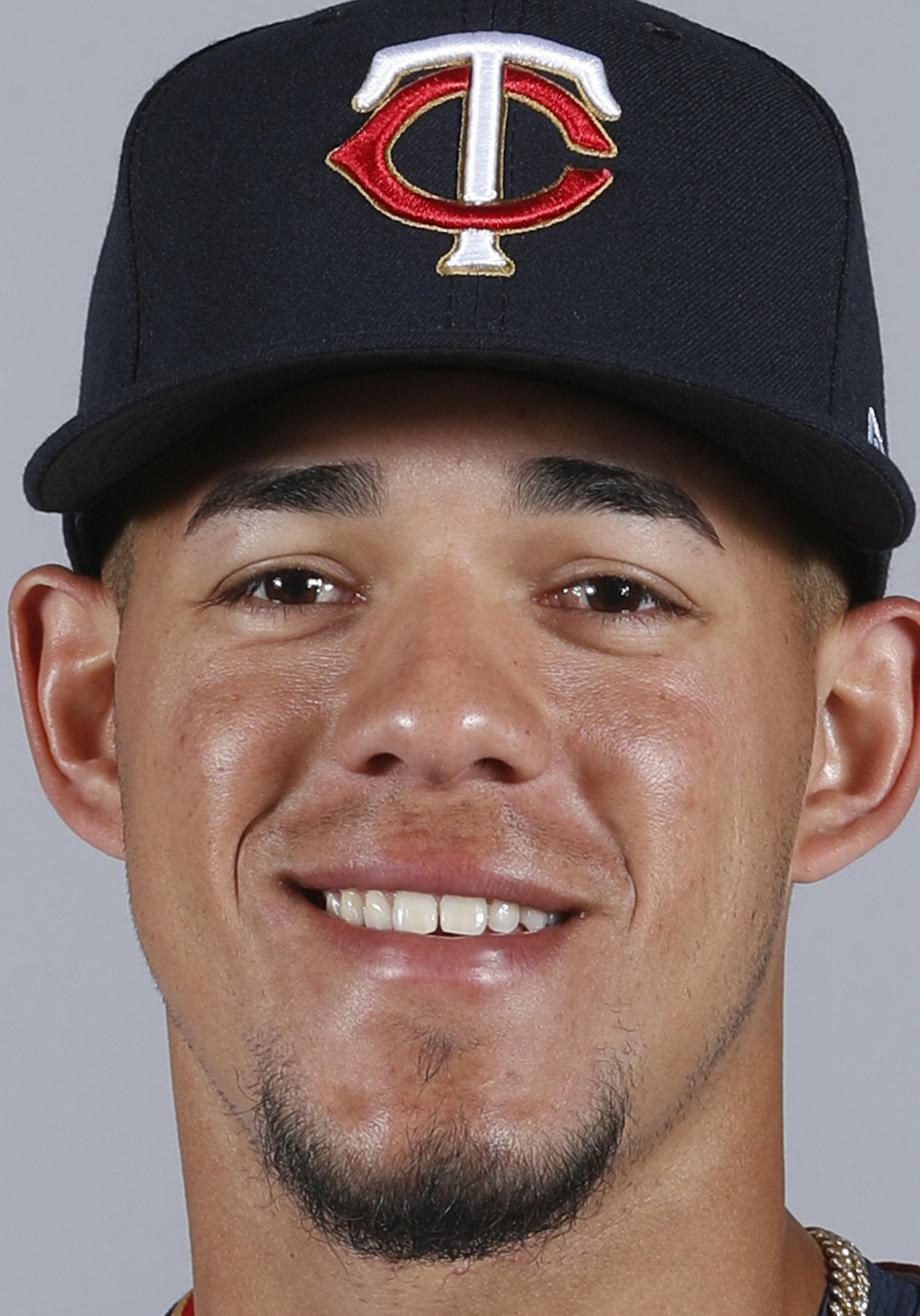 This is a 2018 photo of Jose Berrios of the Minnesota Twins baseball team. This image reflects the 2018 active roster as of Wednesday, Feb. 21, when this image was taken. (AP Photo/John Minchillo) ORG XMIT: FLJMOTK