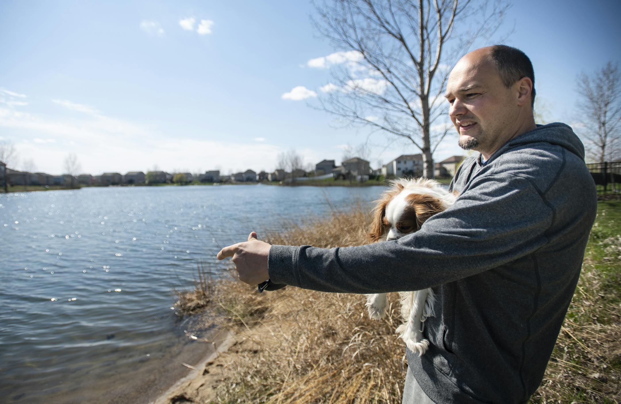 Homeowner Randy Kleinhuizen lives along Lake Ann in Farmington with his wife and two kids. HeÕs got a small dock and a few boats along the shore of the lake. HeÕs hoping, for the sake of his homeÕs property value that Òthey can still call it Lake Ann.Ó ÒIÕm not necessarily opposed to having more strict rules with what you can do in the easement,Ó said Kleinhuizen, ÒBut within reason Ñ you should be allowed to have a basic lake experience. Small b