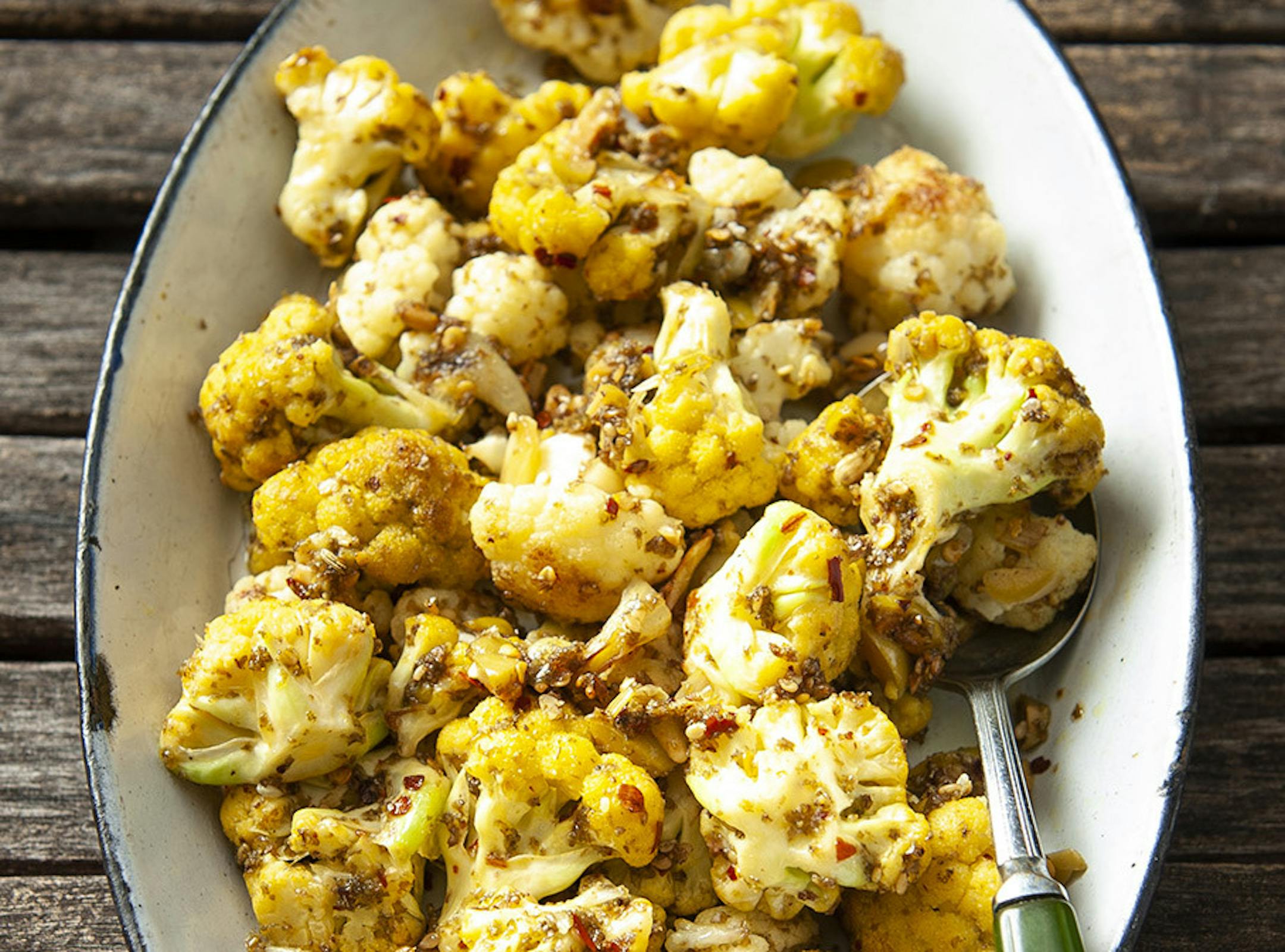 Pan-fried Cauliflower With Indian Spices. Mette Nielsen