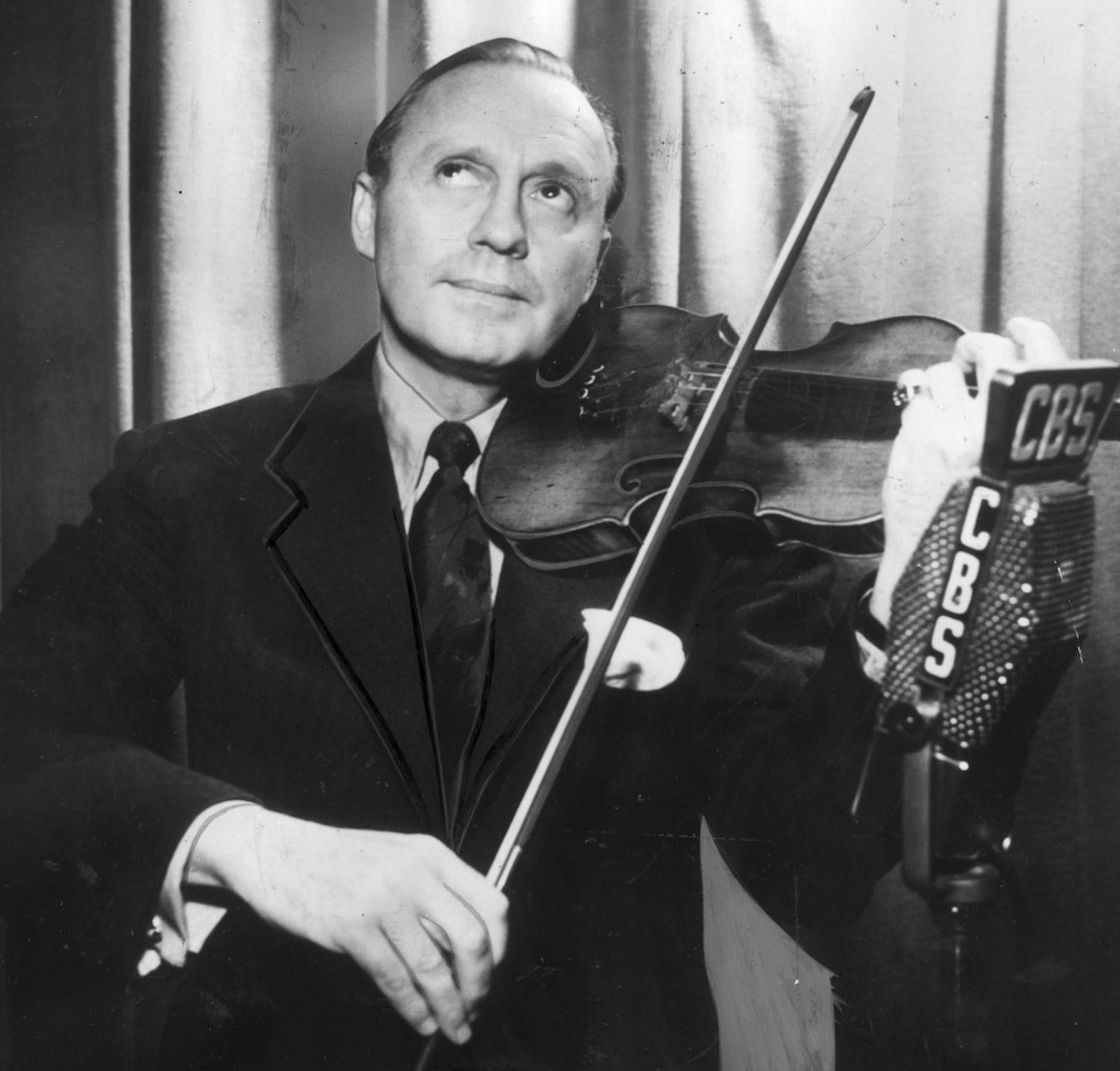 Jack Benny -- comedian, actor, musician, violinist, entertainer. File photo (handout) received 1950, courtesy of MCA Artists Ltd. ORG XMIT: MIN2013071810025008