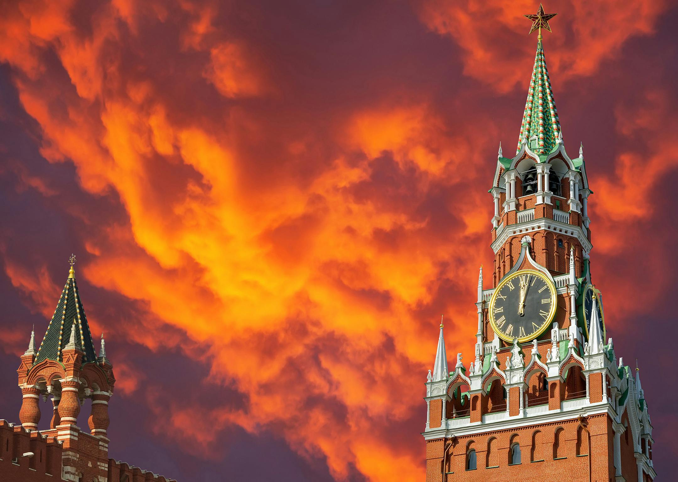 iStockphoto.com
Spaska Tower of the Moscow Kremlin.