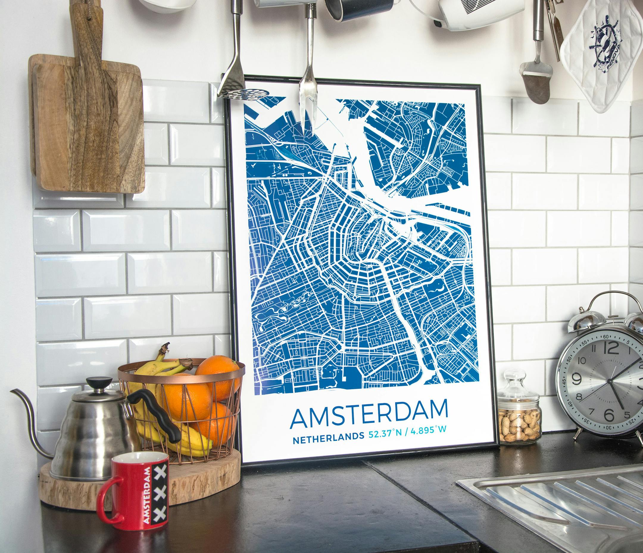 Grafomap turns the places you love into easy wall art. (Grafomap) ORG XMIT: 1188507