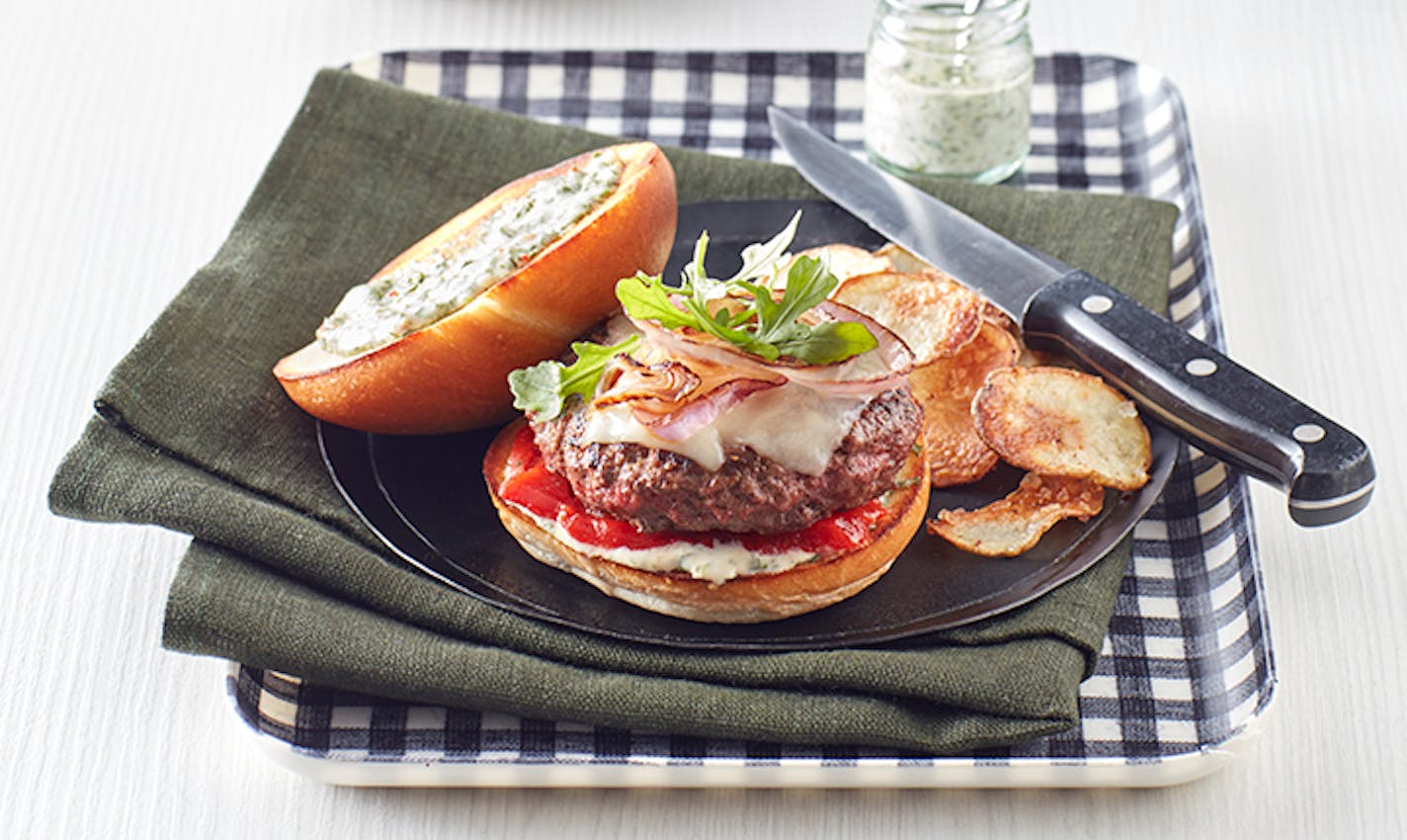 Chimichurri Burgers. Photo by Dennis Becker