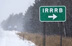 The sign for the Iron Range Resources and Rehabilitation Board headquarters on Highway 53 in Eveleth, Minn. on Tuesday, February 10, 2015. ] LEILA NAV