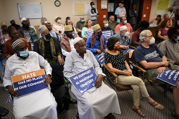 Castle Rock Town Hall was standing room only during a public hearing concerning the Al Maghfirah Cemetery on Monday, June 20, 2022.