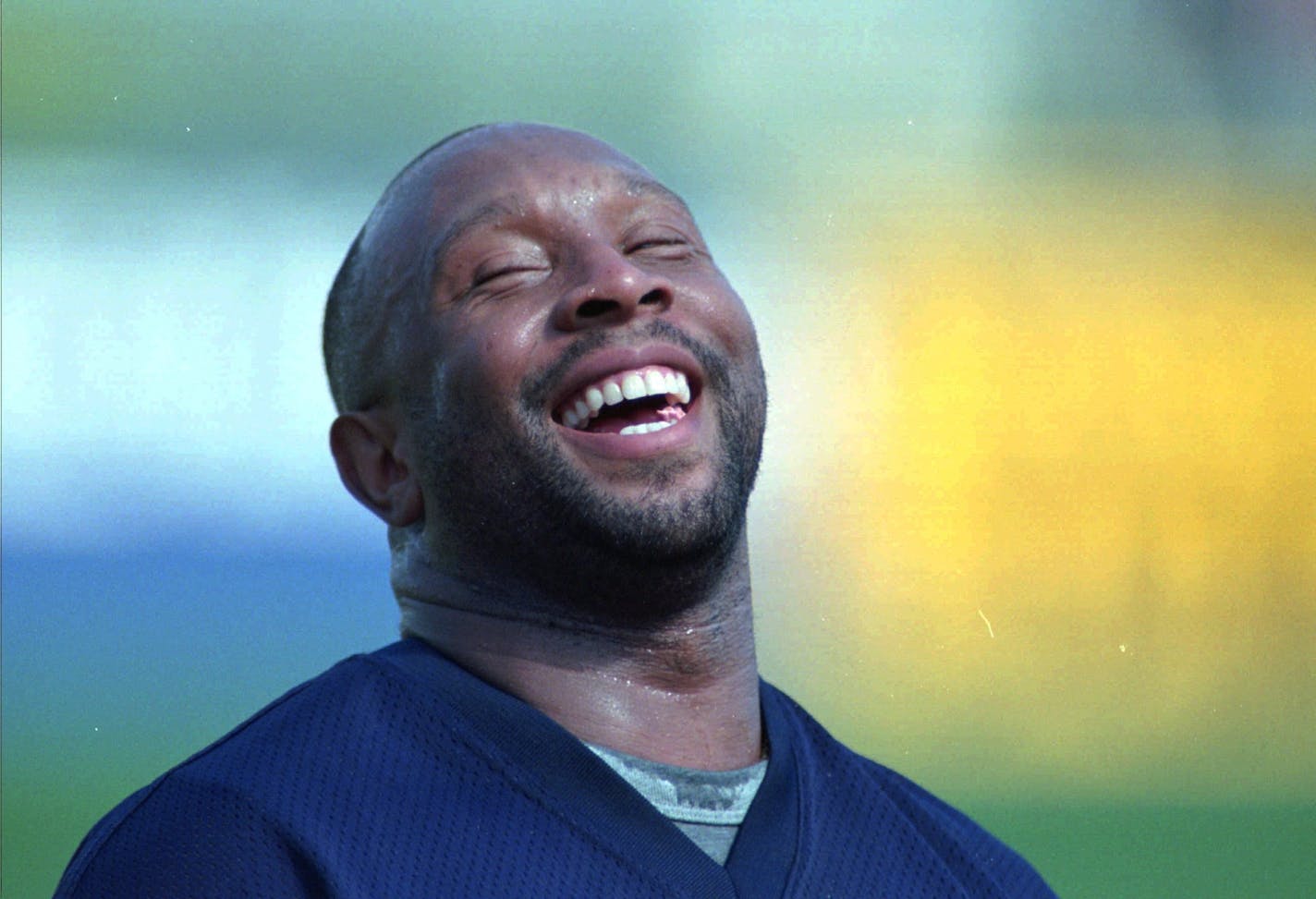 Puck is Back! Despite breaking his jaw on a wild pitch during the last home game last season, Kirby Puckett was all smiles Wednesday when he reported to spring training in Fort Meyers. (Please see "Twins Kirby Cage" for possible two pic package.)