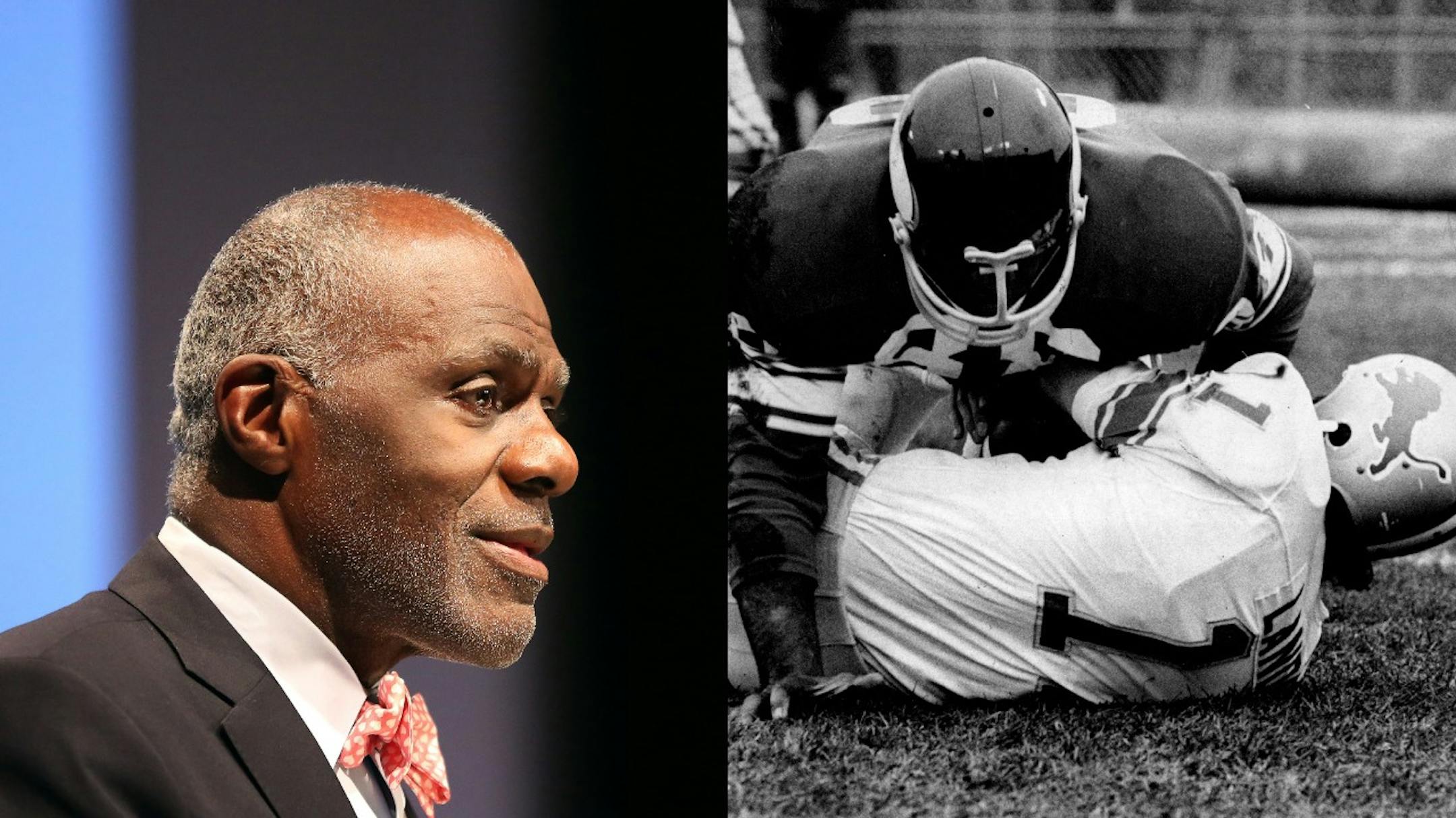 Hall of Famer and former Minnesota Supreme Court Judge Alan Page watched the morning walkthrough from the sideline at the Vikings' new TCO Performance Center in Eagan.