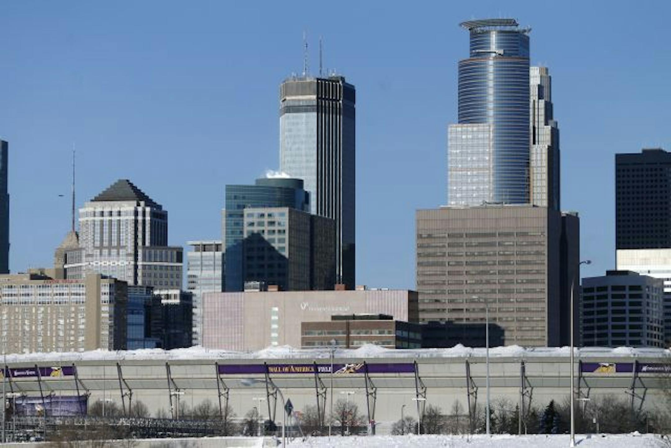 The roof of the Metrodome collapsed early Sunday under the weight of the heavy snow accumulation.