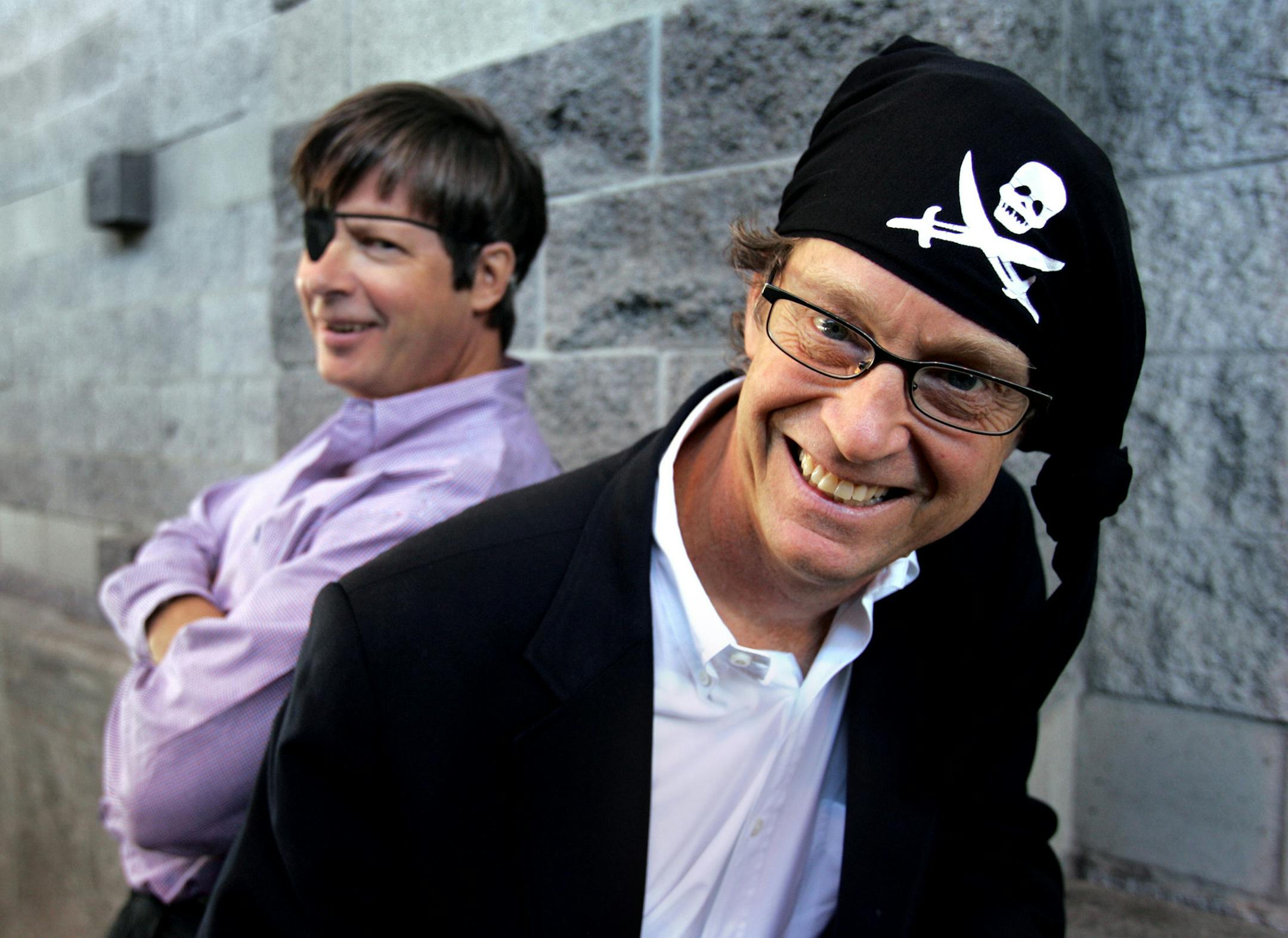 credit: Joan Marcus Dave Barry, left, and Ridley Pearson, outside of Costco. Two years ago, the thriller writer Ridley Pearson read Peter Pan to his daughter, a few chapters each night until the end, at which point Paige looked up with wide-eyed wonder and asked, ''But, Dad, how did Peter meet Captain Hook in the first place?'' Pearson was due in Miami to play with the Rockbottom Remainders, the band of writers that includes Stephen King, Amy Tan and other names from the bestseller list. Pearson