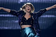 Taylor Swift performed at the Xcel Energy Center on Friday, her first of three performances this weekend.