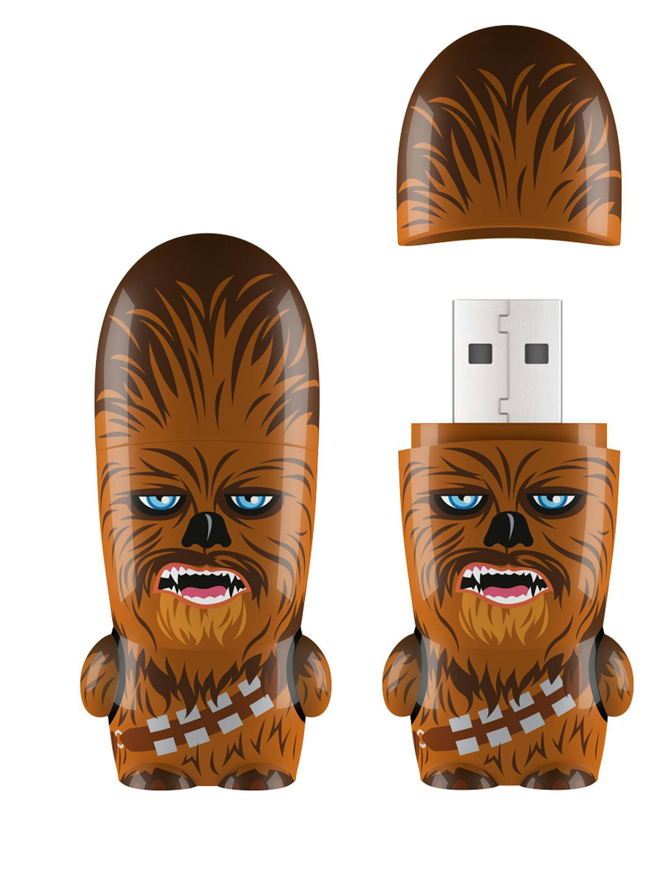 Mimobot's "Star Wars" Chewbacca USB flash drive is just one in the "Star Wars" series of 25 characters, also including Luke Skywalker and Darth Vader. All the flash drives are USB 3.0 compatible and available in capacities of 8GB up to 128GB. (Mimoco/MCT) ORG XMIT: 1142344