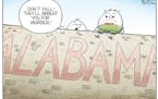 Editorial cartoon: Alabama's IVF ruling