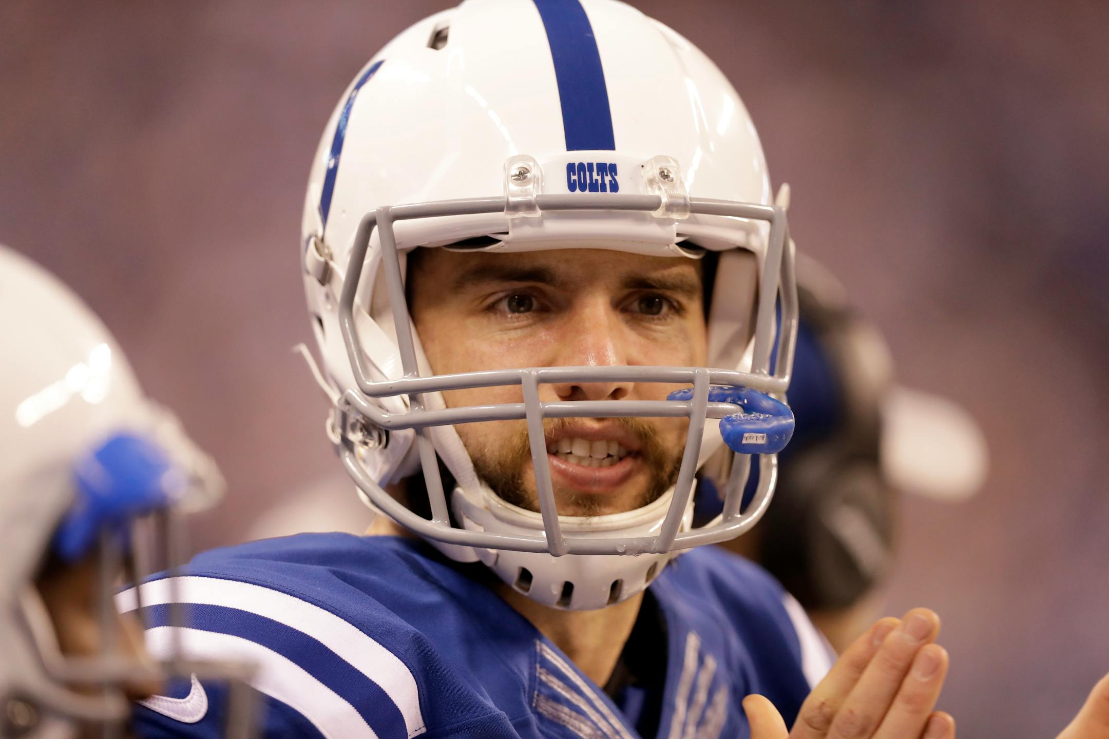 Colts quarterback Andrew Luck has passed for 25 touchdowns with 10 interceptions this season.