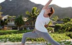 Former Twin Cities actress Zoe Pappas , now resides and teaches yoga in Hawaii. ] photo provided by Zoe Pappas