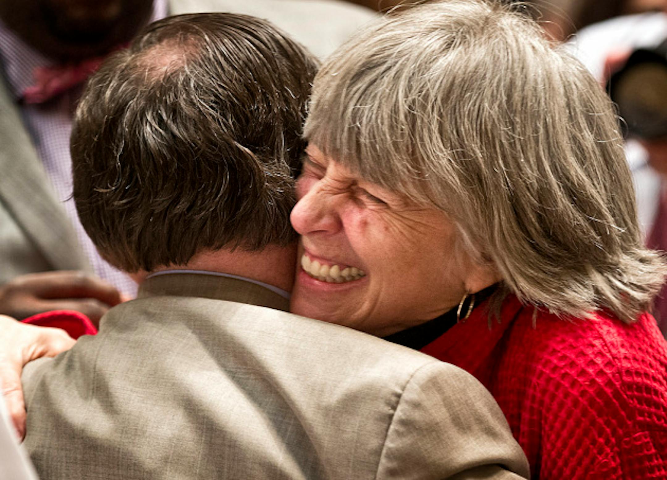 Rep. Karen Clark, DFL-Minneapolis, upon the House passage of the same-sex marriage bill
