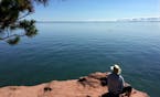 Looking out at Chequamegon Bay on Lake Superior near Bayfield, Wisconsin on August 5, 2015. Opponents of a possible large scale livestock facility in 
