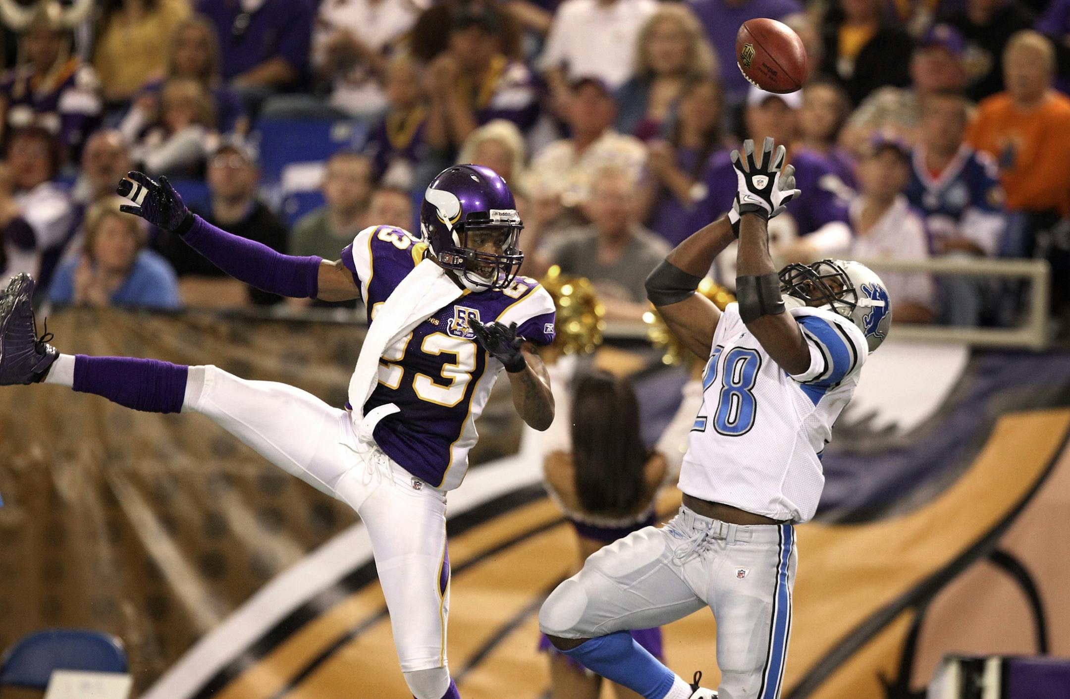 Cedric Griffin (left), Maurice Morris