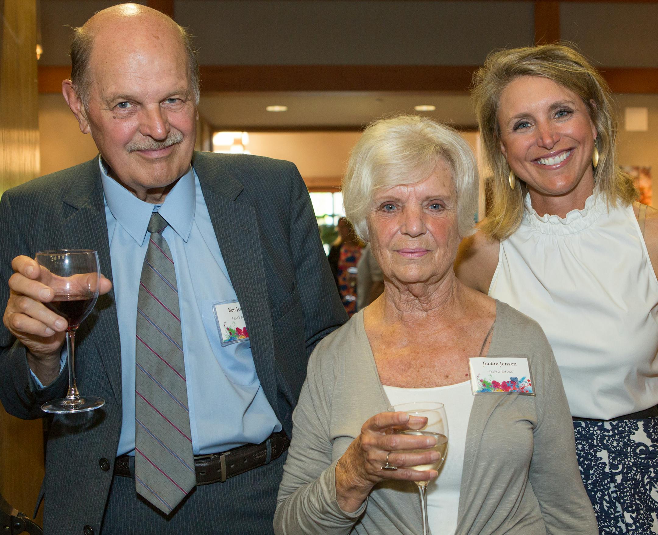 Ken, Jackie and Belinda Jensen.
