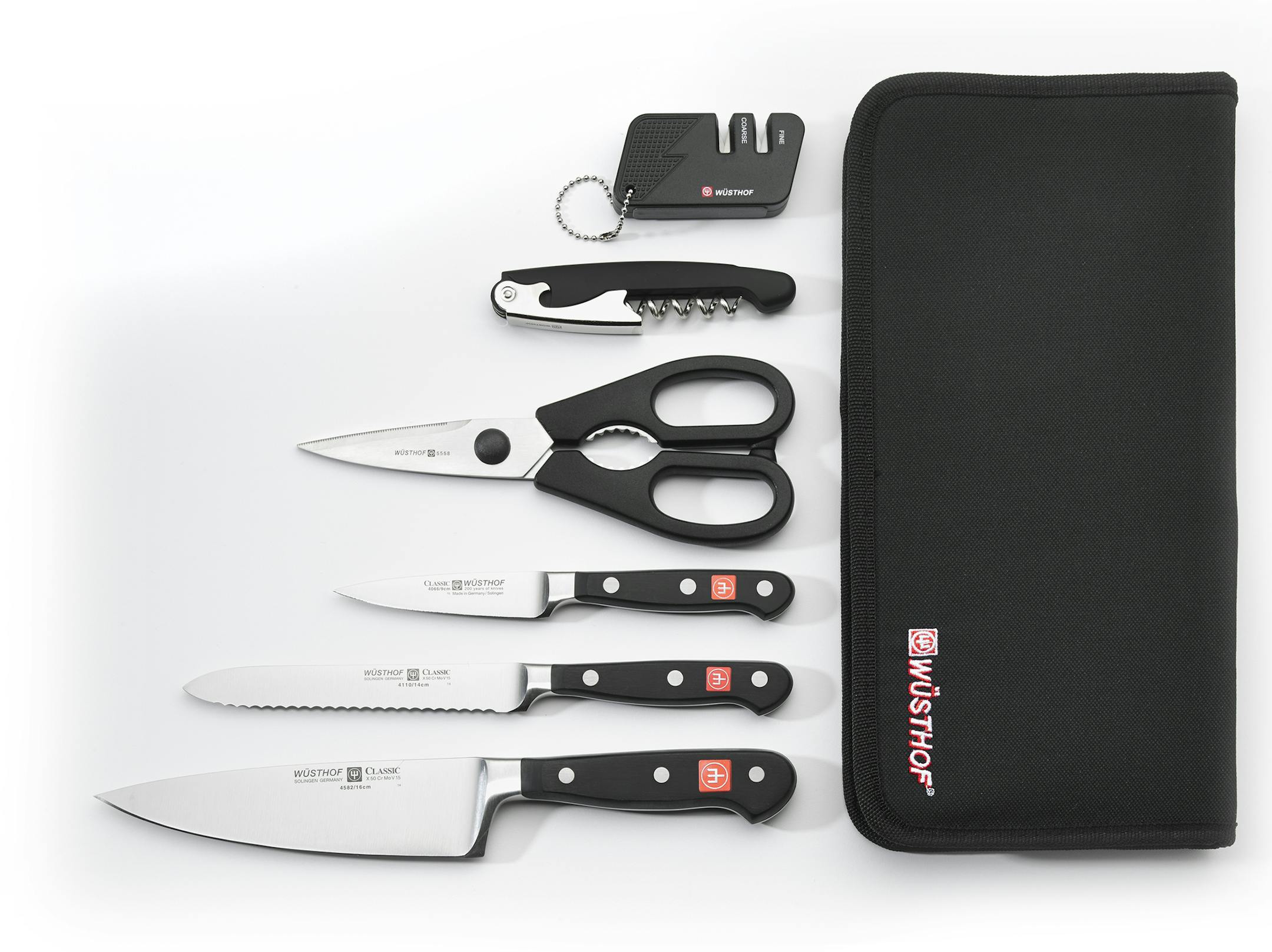 Wusthof‚Äôs new seven-piece Traveler Set of knives. Provided photo